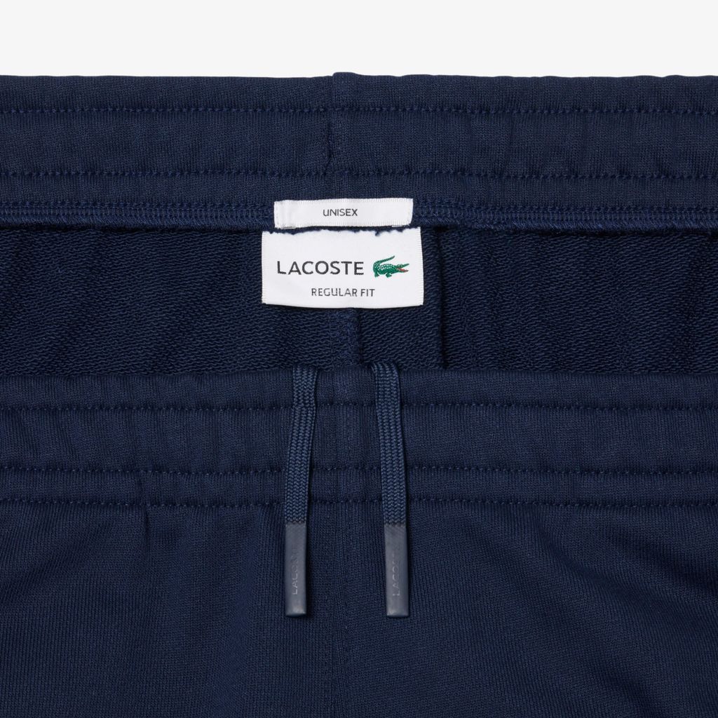 Quần Ngắn Lacoste Unisex Ống Suông Chất Liệu Nỉ