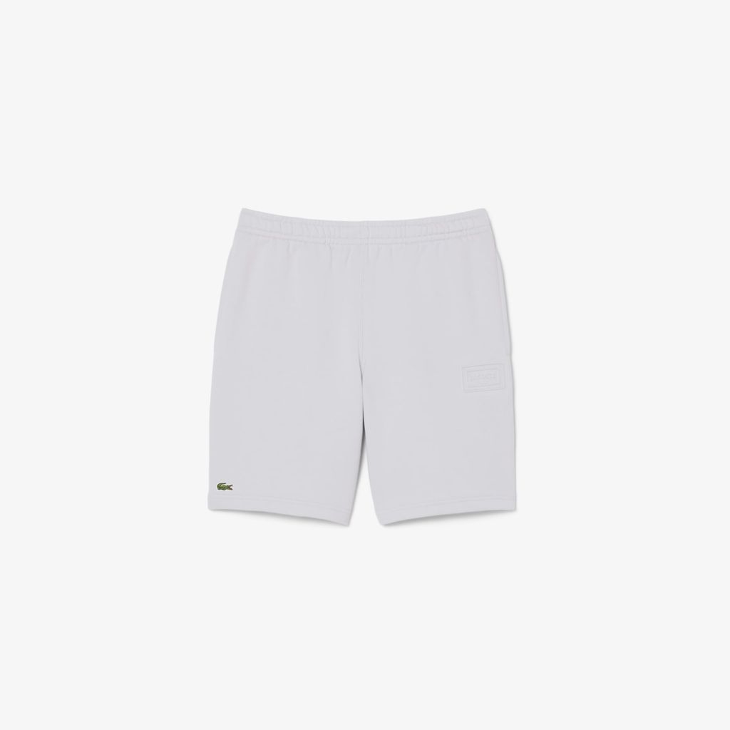 Quần Ngắn Lacoste Unisex Ống Suông Chất Liệu Nỉ