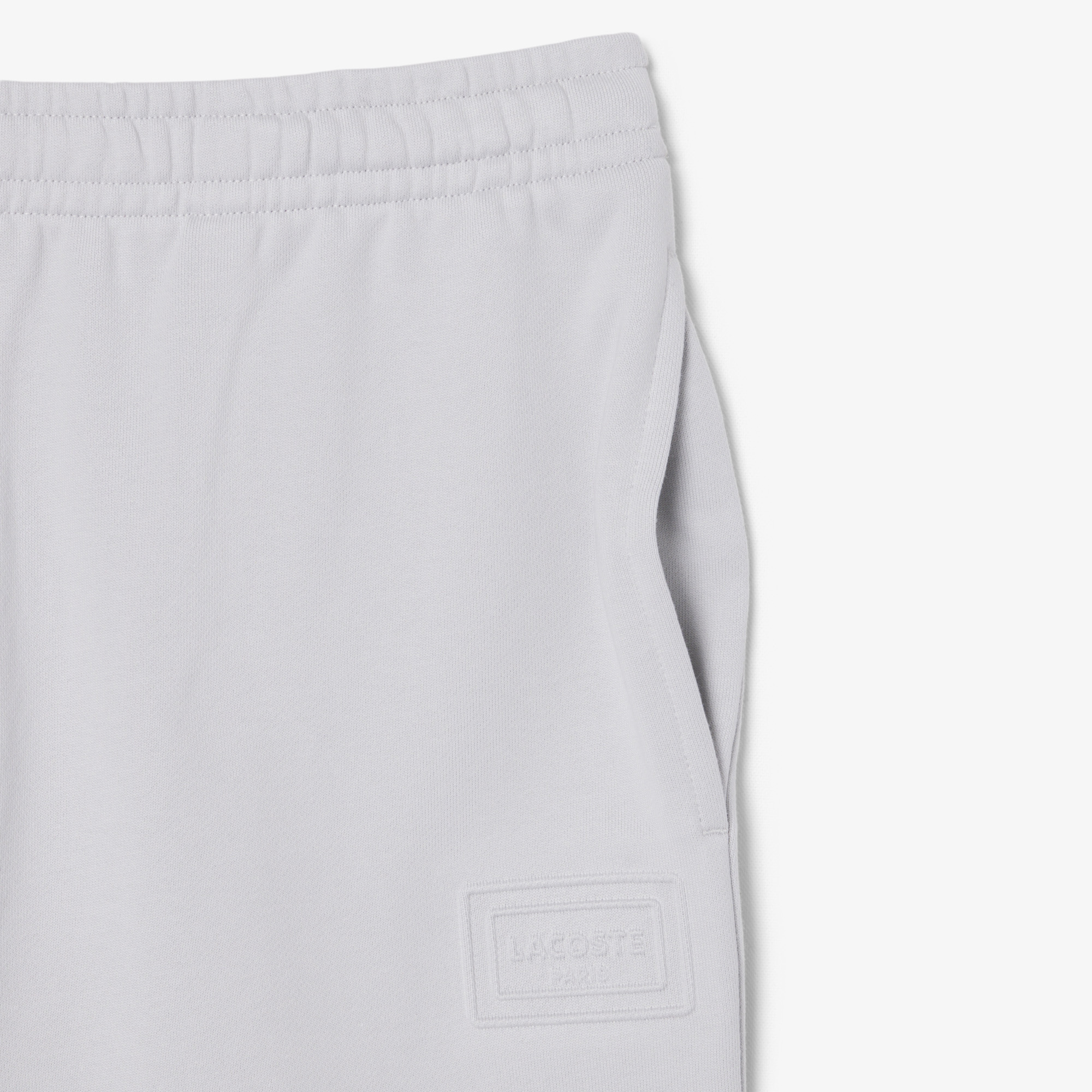 Quần Ngắn Lacoste Unisex Ống Suông Chất Liệu Nỉ