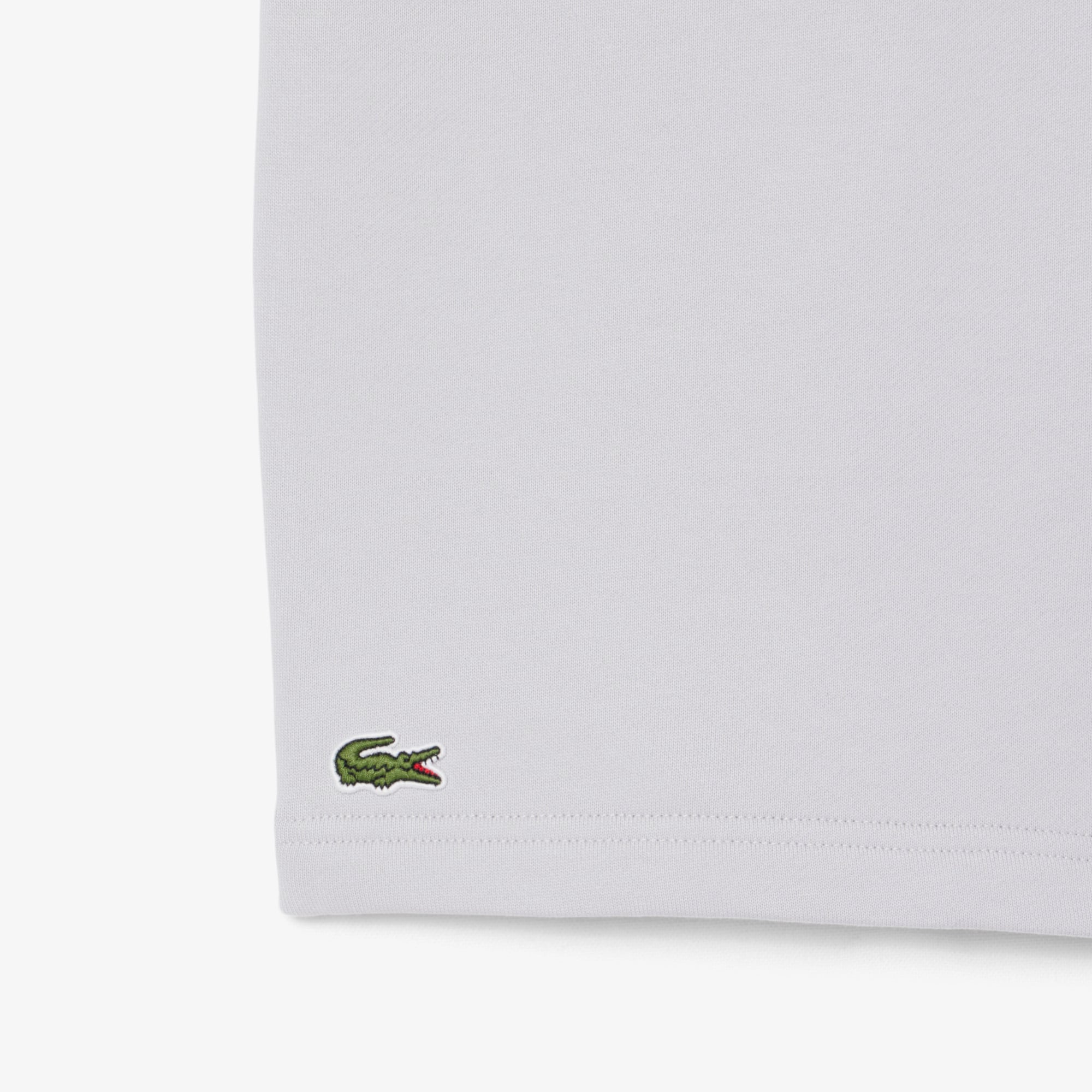 Quần Ngắn Lacoste Unisex Ống Suông Chất Liệu Nỉ