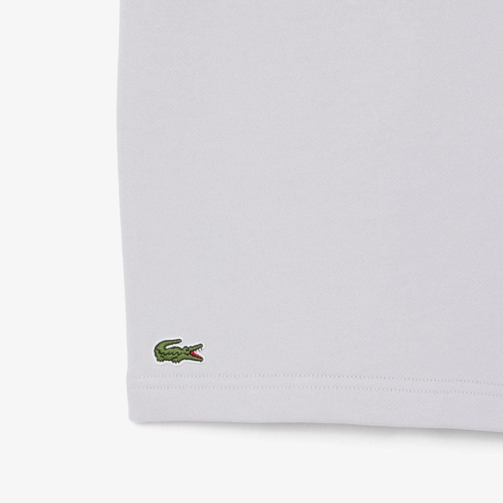 Quần Ngắn Lacoste Unisex Ống Suông Chất Liệu Nỉ