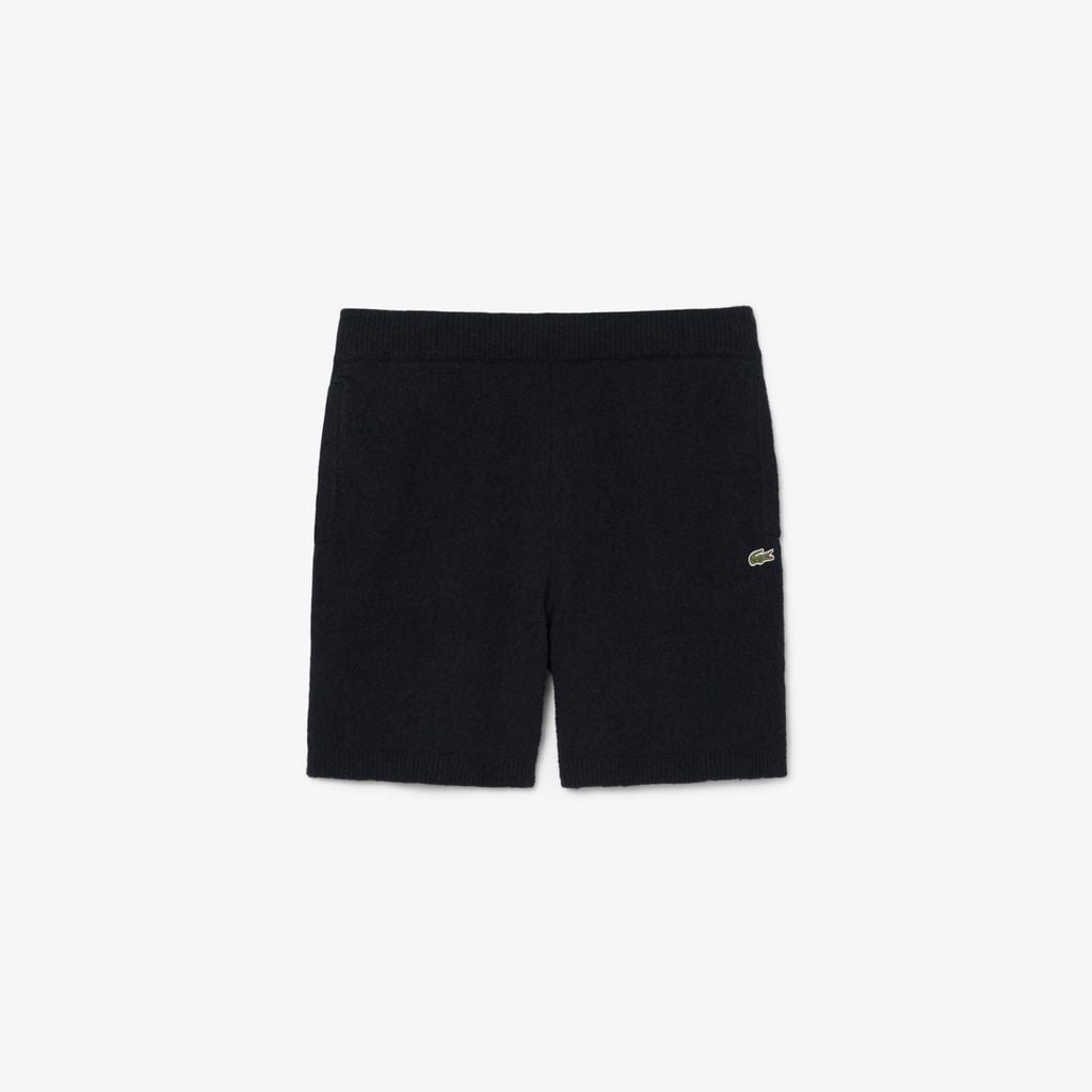 Quần Ngắn Lacoste Nam Dáng Rộng Chất Liệu Bouclé Dệt