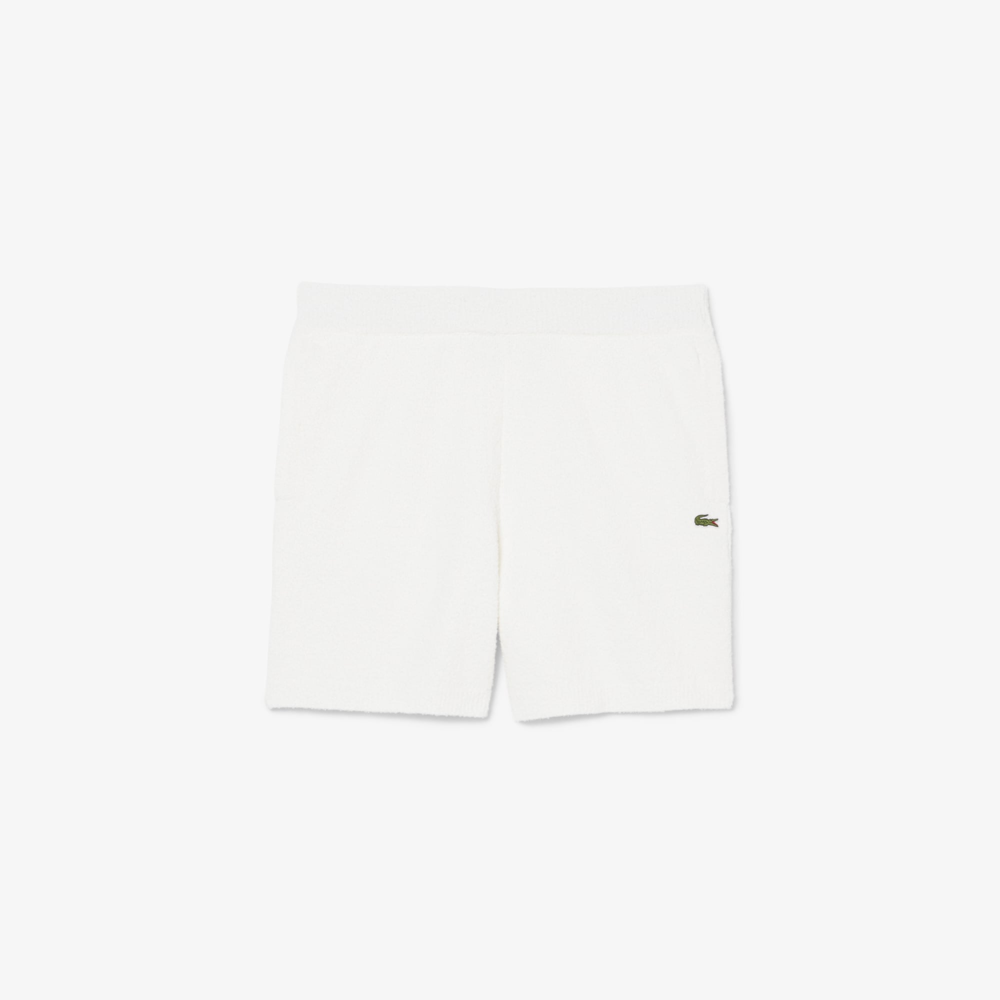 Quần Ngắn Lacoste Nam Dáng Rộng Chất Liệu Bouclé Dệt