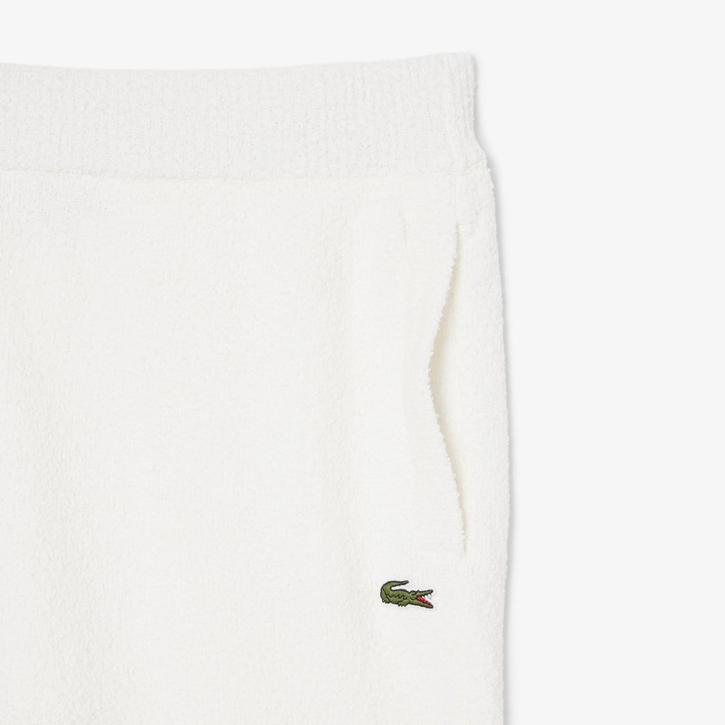 Quần Ngắn Lacoste Nam Dáng Rộng Chất Liệu Bouclé Dệt