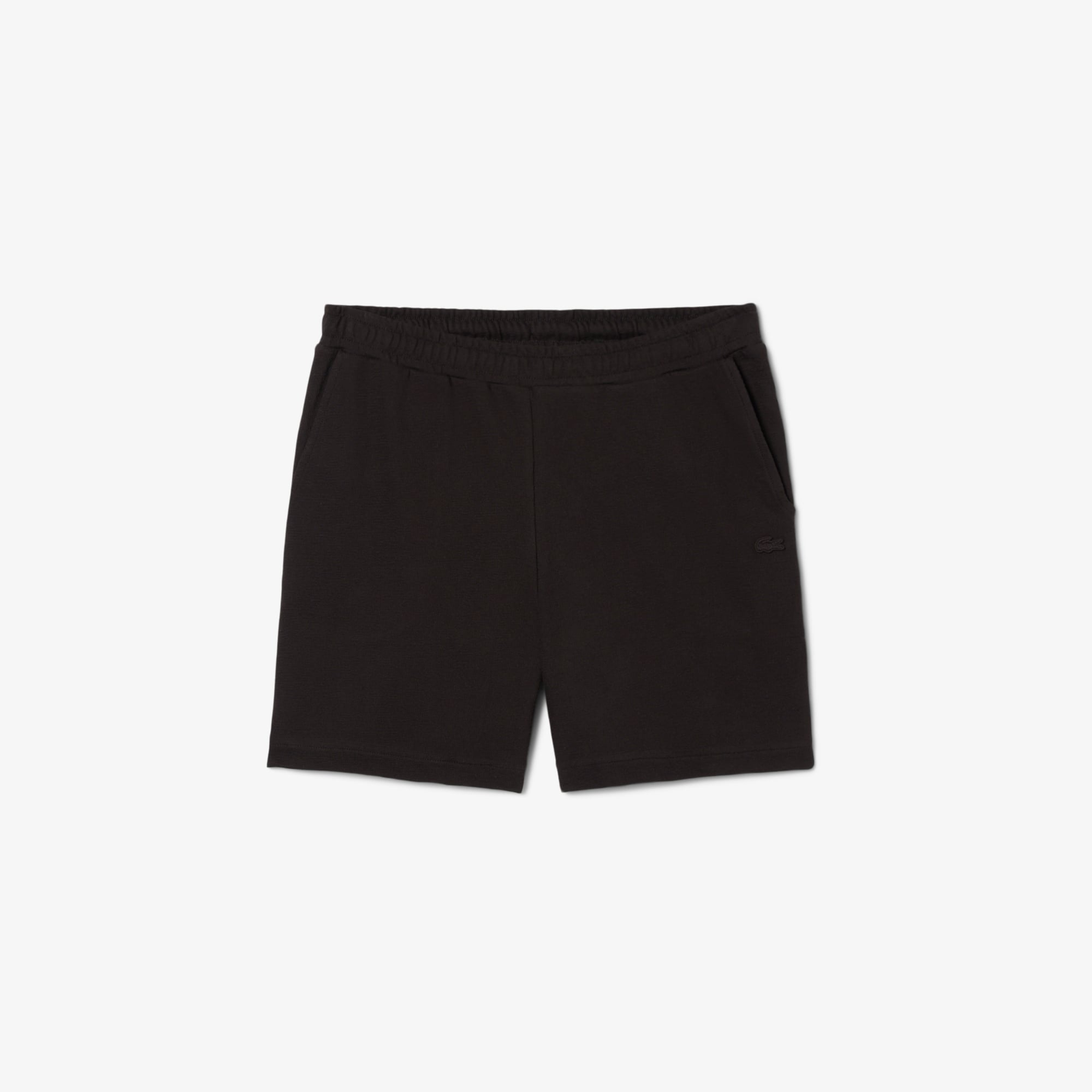 Quần Ngắn Lacoste Nam Ống Suông Chất Liệu Jersey Dập Nổi