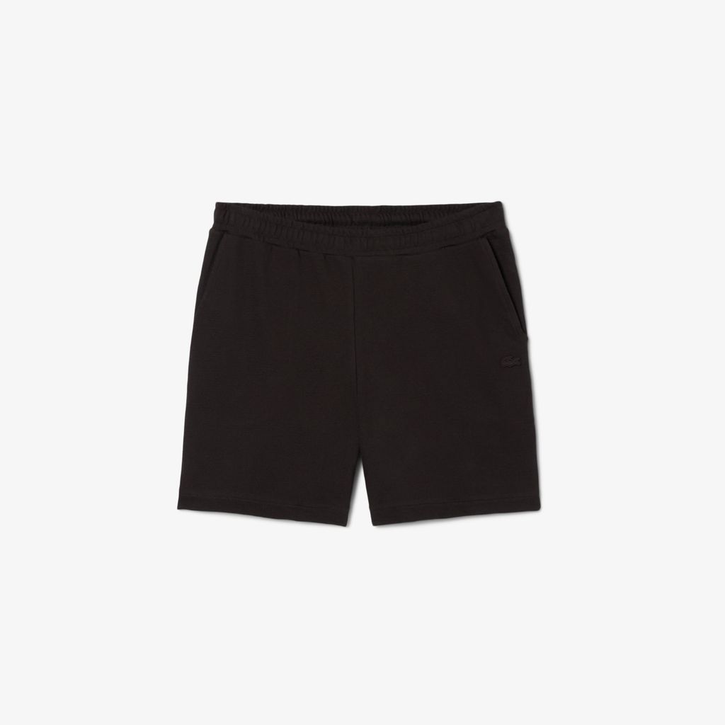 Quần Ngắn Lacoste Nam Ống Suông Chất Liệu Jersey Dập Nổi