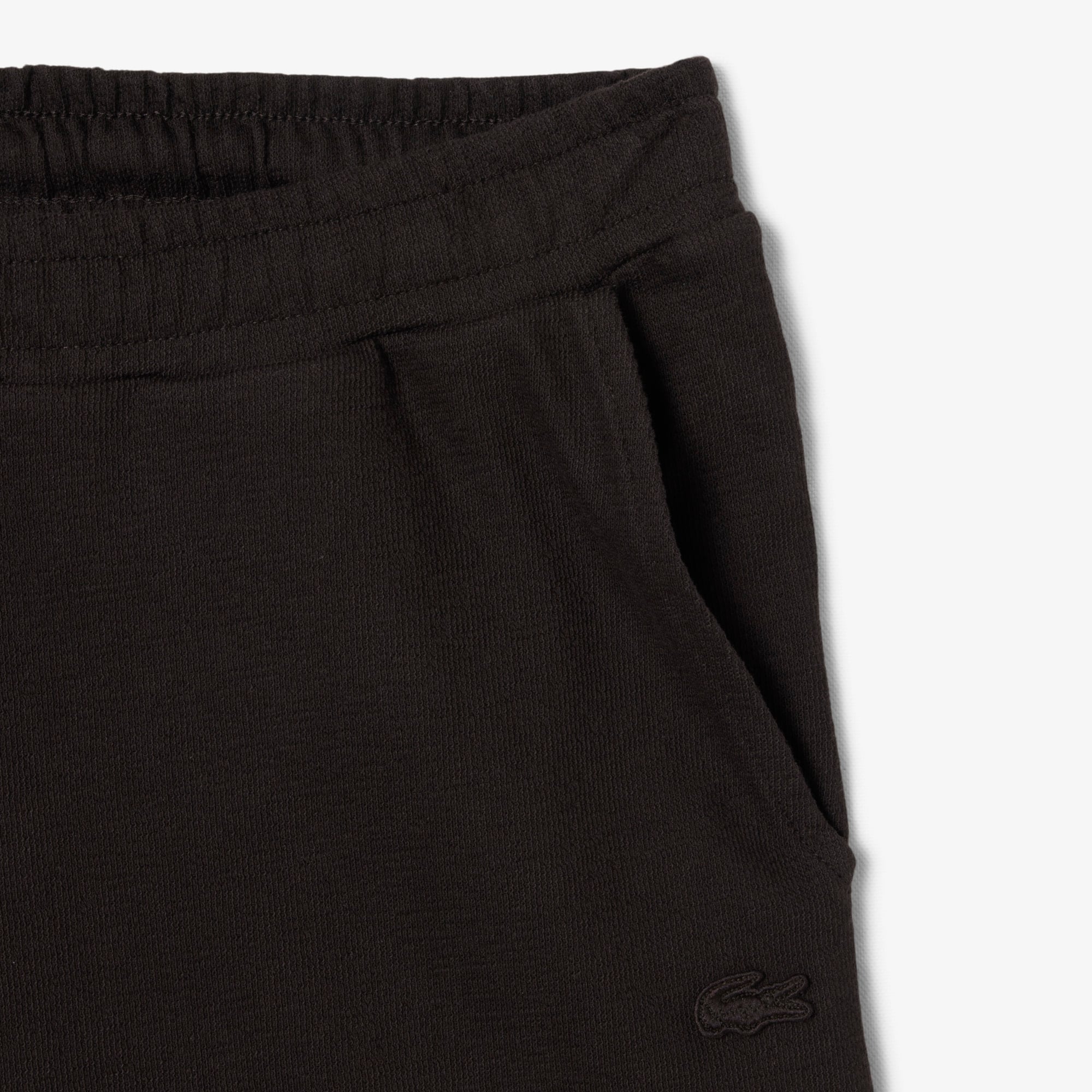 Quần Ngắn Lacoste Nam Ống Suông Chất Liệu Jersey Dập Nổi