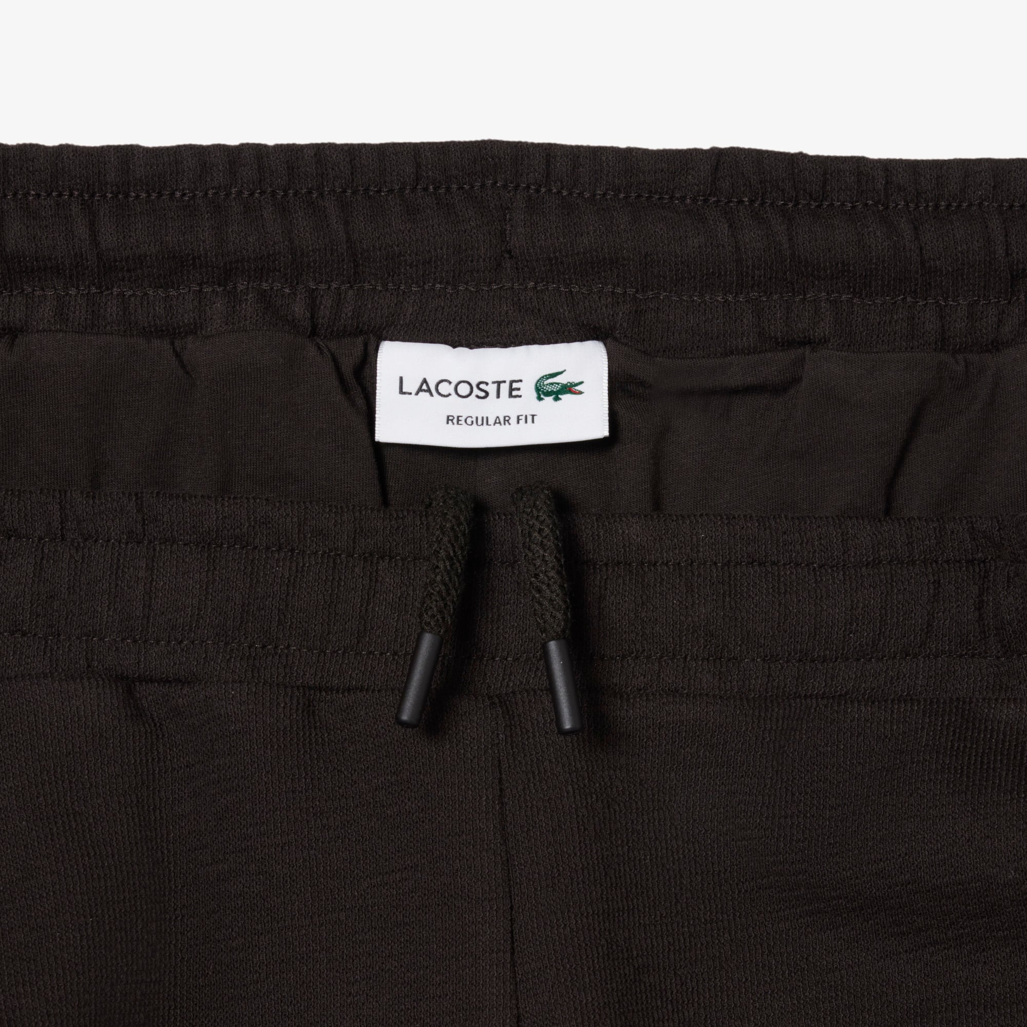 Quần Ngắn Lacoste Nam Ống Suông Chất Liệu Jersey Dập Nổi