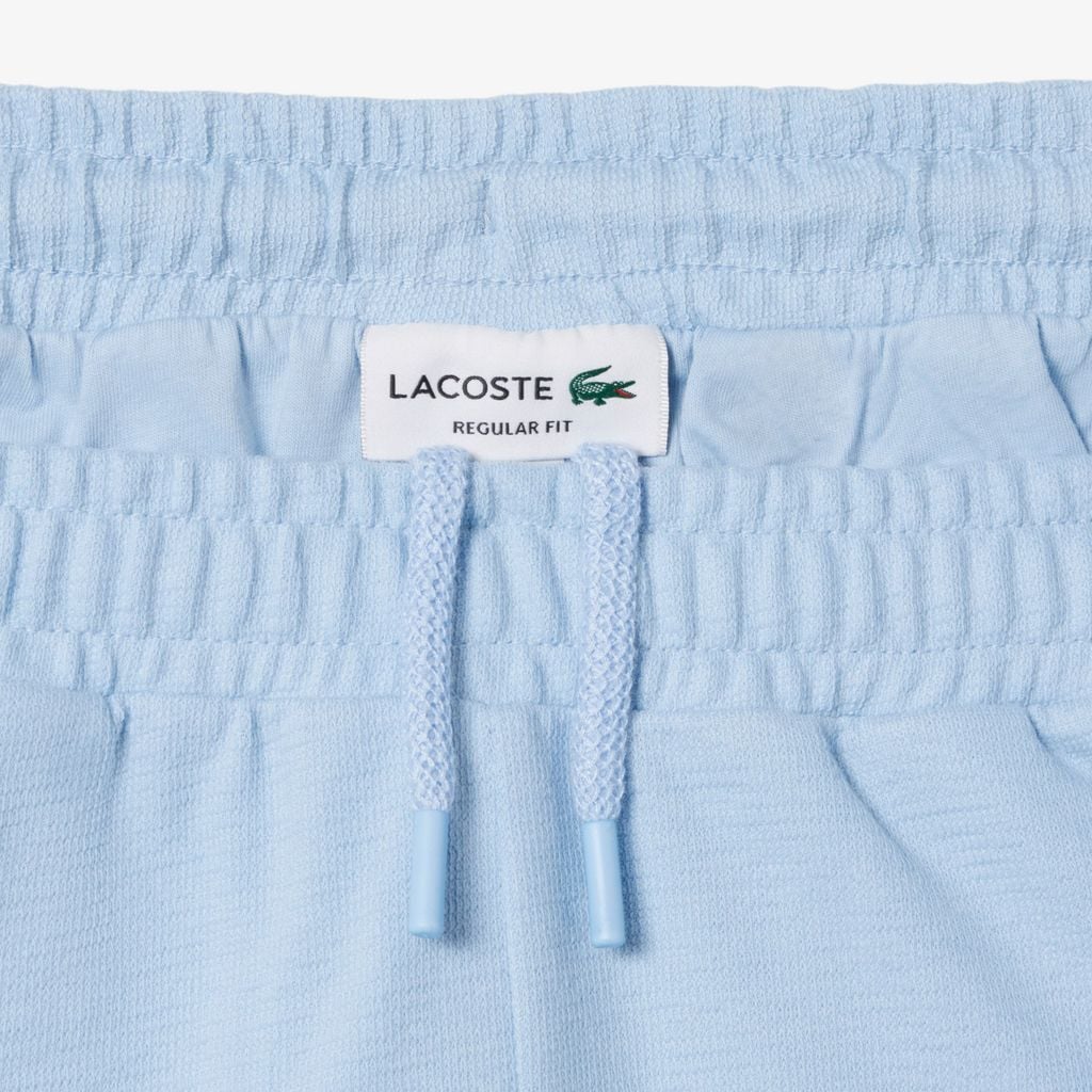 Quần Ngắn Lacoste Nam Ống Suông Chất Liệu Jersey Dập Nổi