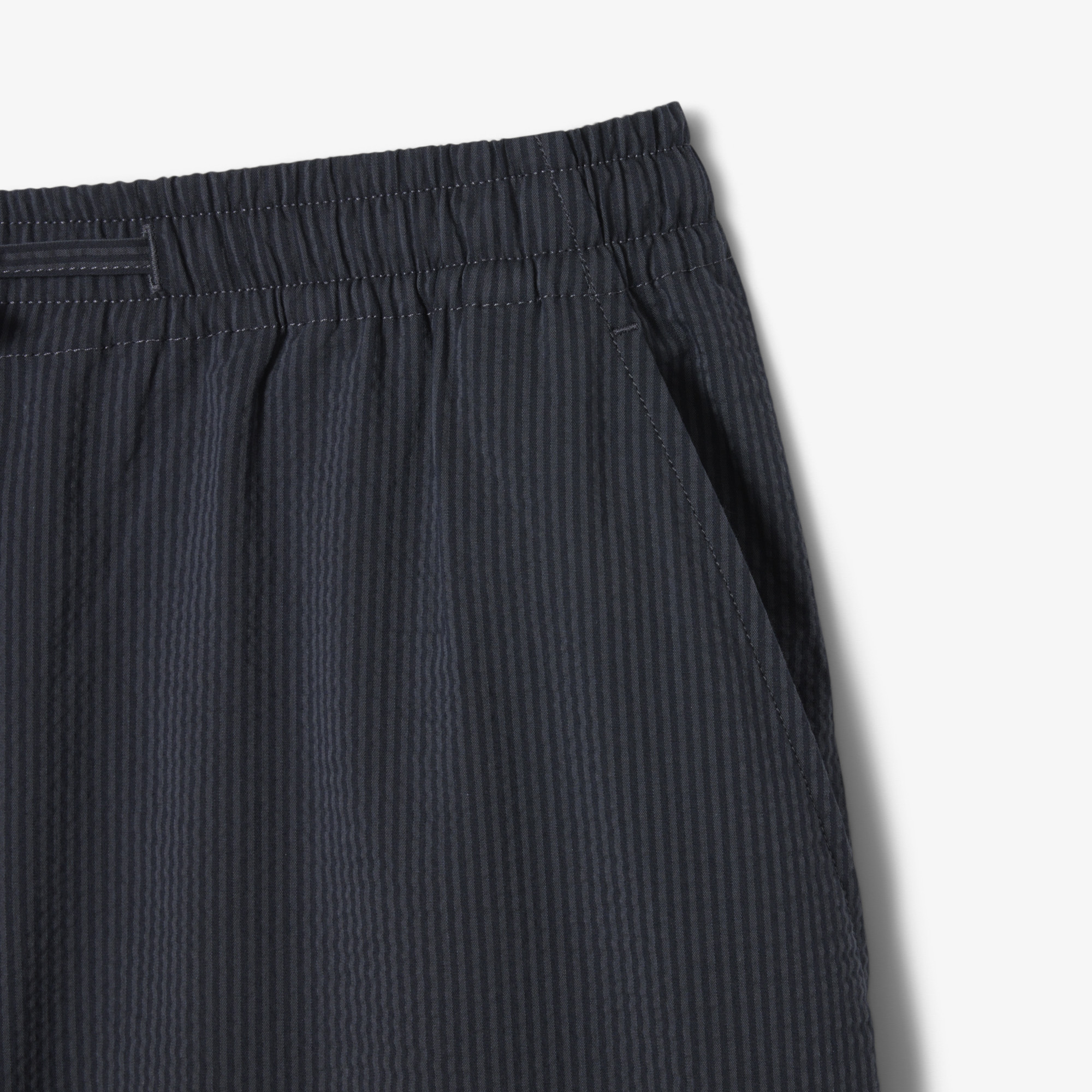 Quần Ngắn Lacoste Nam Dáng Oversize Chất Liệu Cotton Seersucker