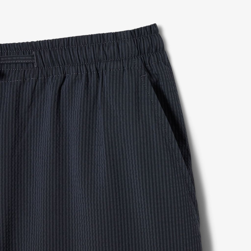 Quần Ngắn Lacoste Nam Dáng Oversize Chất Liệu Cotton Seersucker