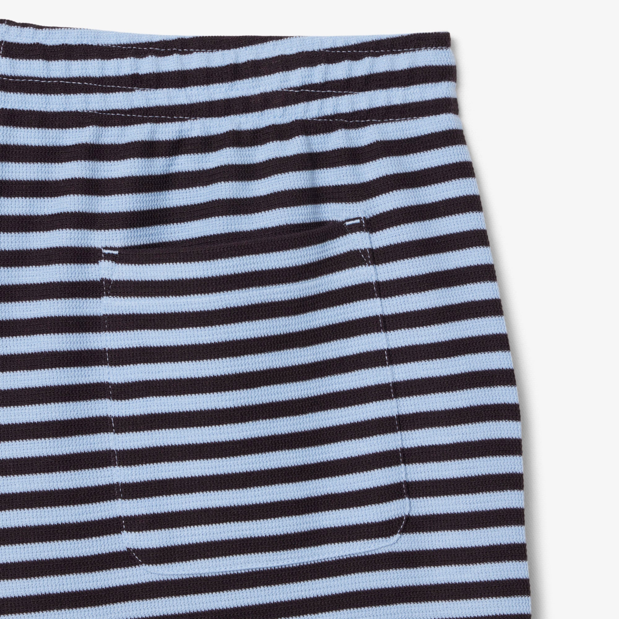 Quần Ngắn Lacoste Nam Ống Suông Chất Liệu Cotton Kẻ Sọc