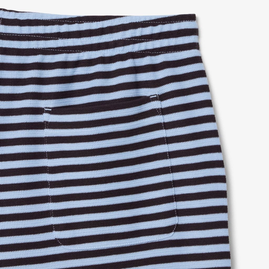 Quần Ngắn Lacoste Nam Ống Suông Chất Liệu Cotton Kẻ Sọc