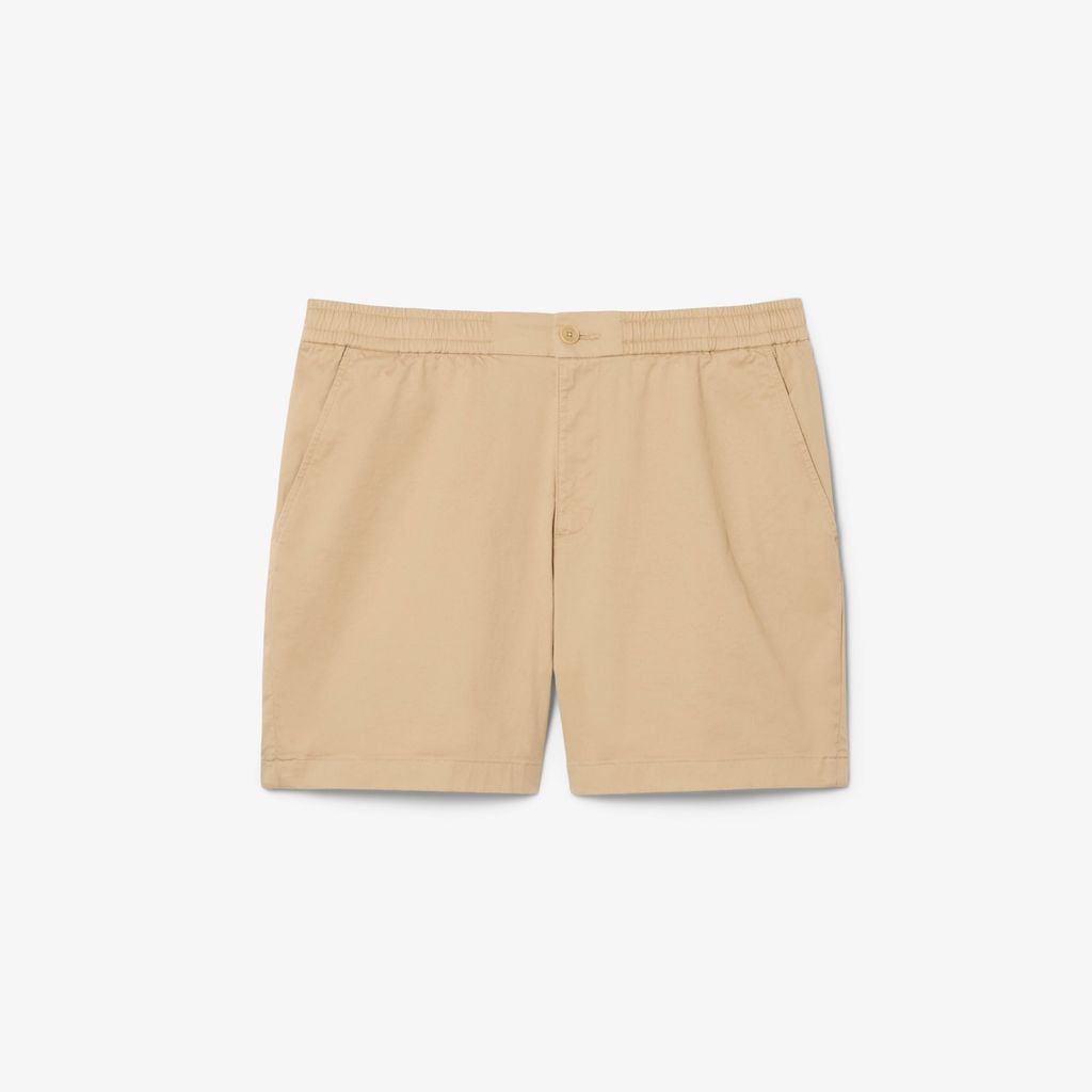 Quần Ngắn Lacoste Nam Ống Suông Chất Liệu Cotton Co Giãn