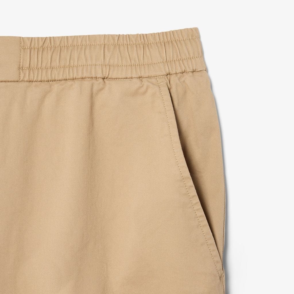 Quần Ngắn Lacoste Nam Ống Suông Chất Liệu Cotton Co Giãn