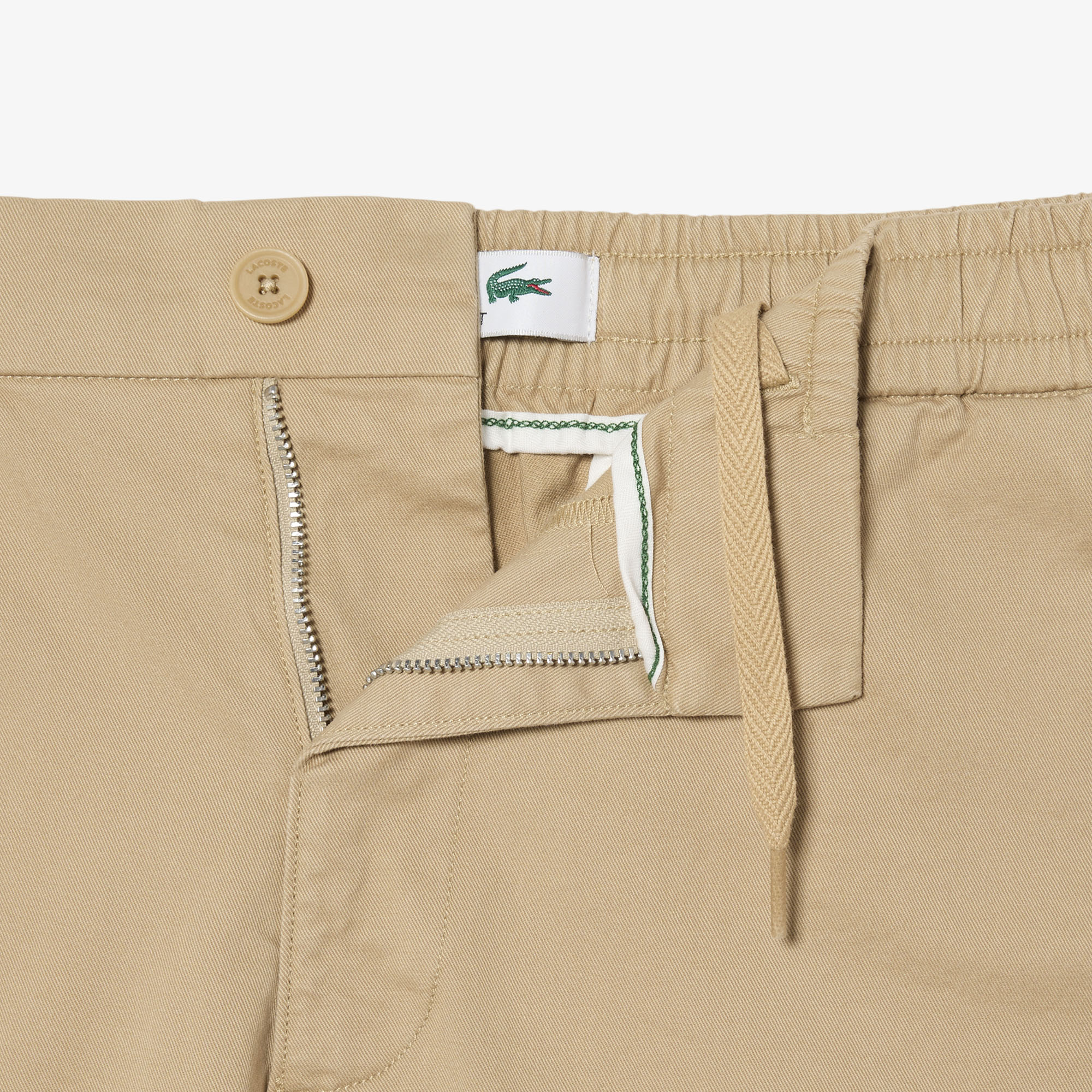 Quần Ngắn Lacoste Nam Ống Suông Chất Liệu Cotton Co Giãn