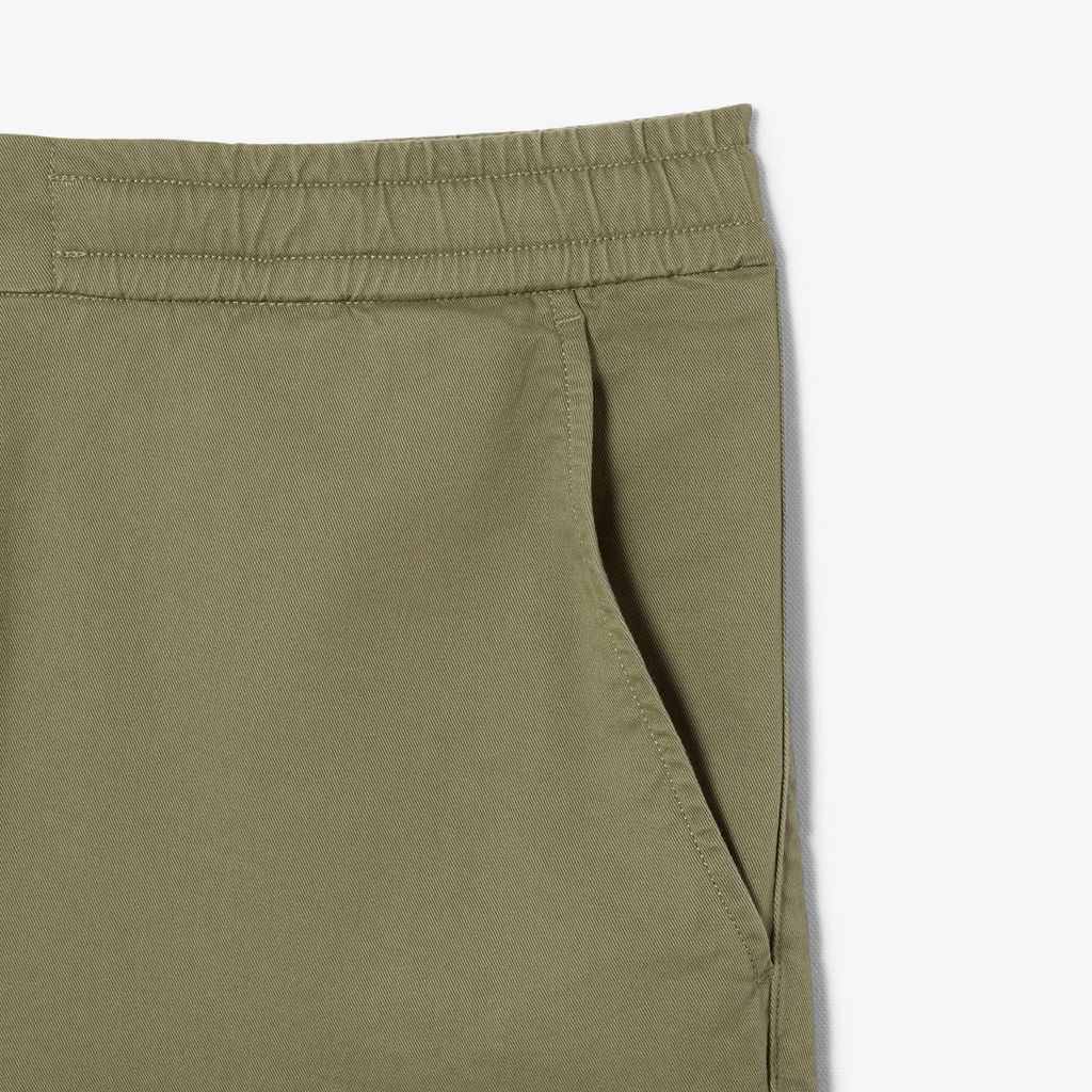 Quần Ngắn Lacoste Nam Ống Suông Chất Liệu Cotton Co Giãn
