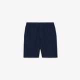 Quần Ngắn Lacoste Nam Ống Suông Chất Liệu Twill Pha Linen