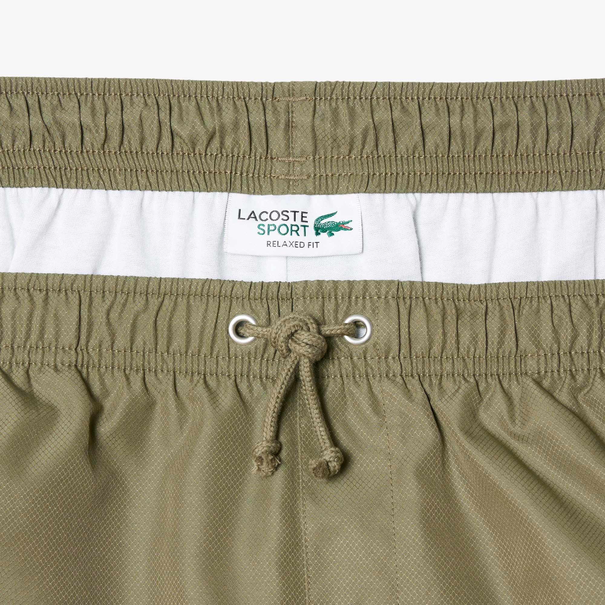 Quần Ngắn Tennis Lacoste Nam Chất Liệu Vải Taffeta Kim Cương Nhẹ