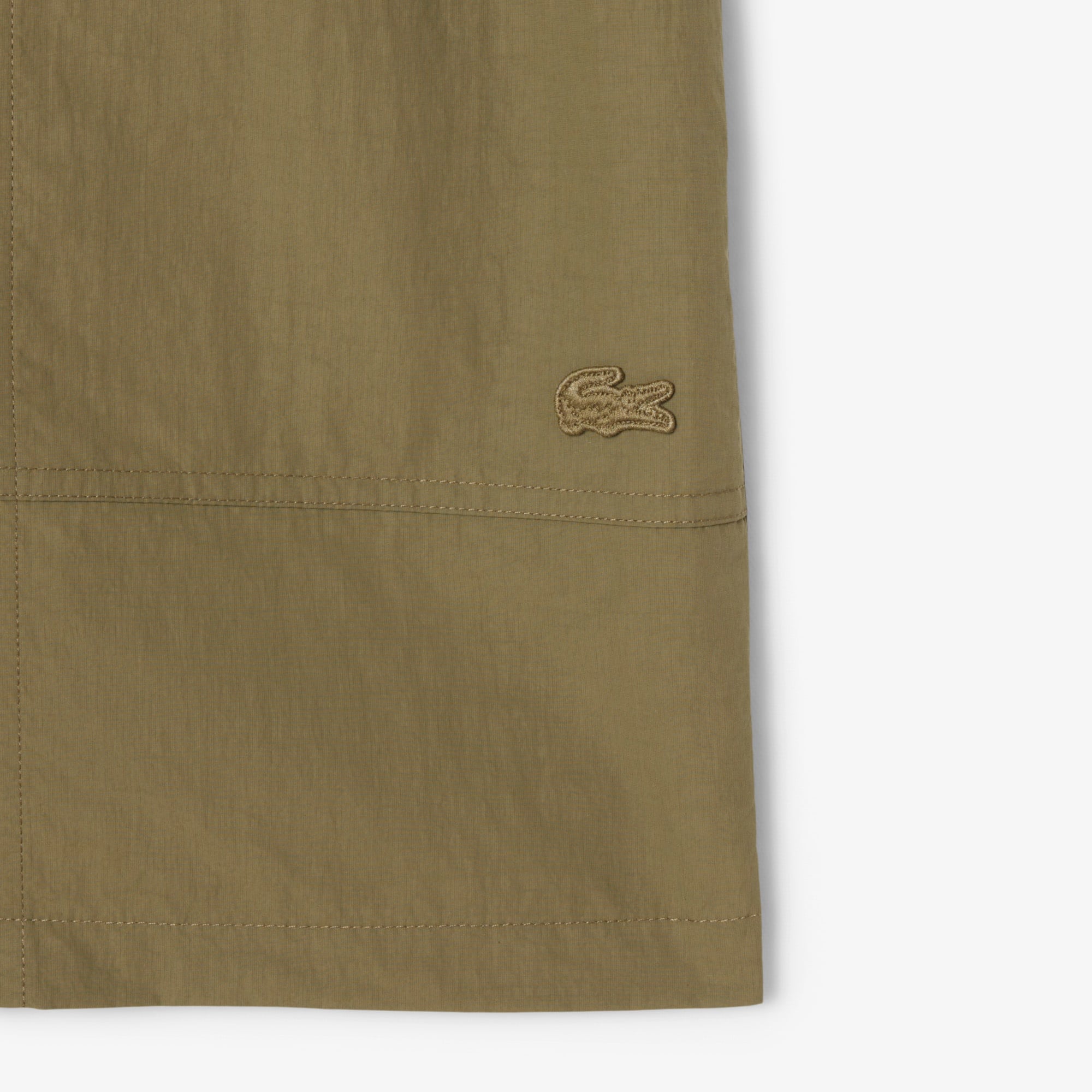 Quần Ngắn Lacoste Nam Dáng Rộng Chất Liệu Nylon Chống Gió Chống Thấm Nước