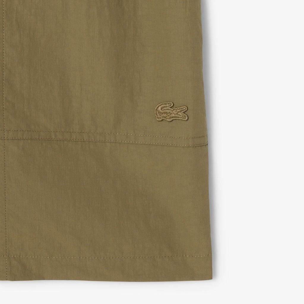 Quần Ngắn Lacoste Nam Dáng Rộng Chất Liệu Nylon Chống Gió Chống Thấm Nước