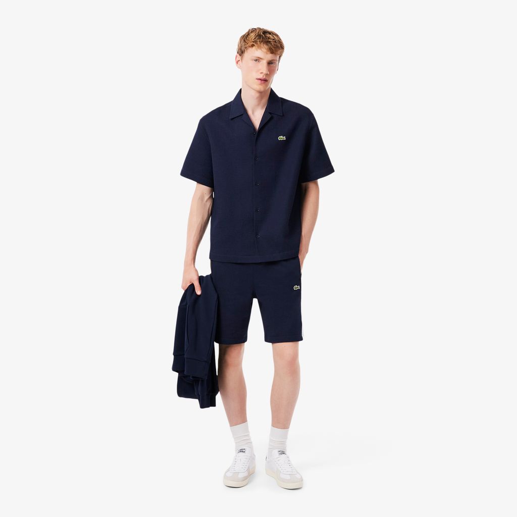 Quần Ngắn Nỉ Lacoste Nam Họa Tiết Colour-Block