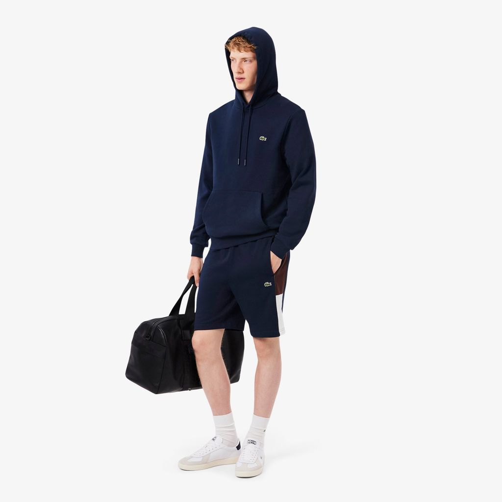 Quần Ngắn Nỉ Lacoste Nam Họa Tiết Colour-Block