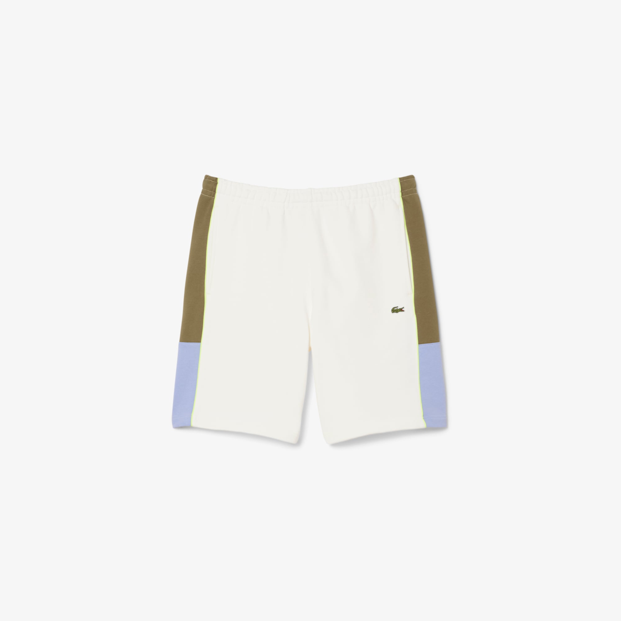 Quần Ngắn Nỉ Lacoste Nam Họa Tiết Colour-Block