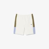 Quần Ngắn Nỉ Lacoste Nam Họa Tiết Colour-Block