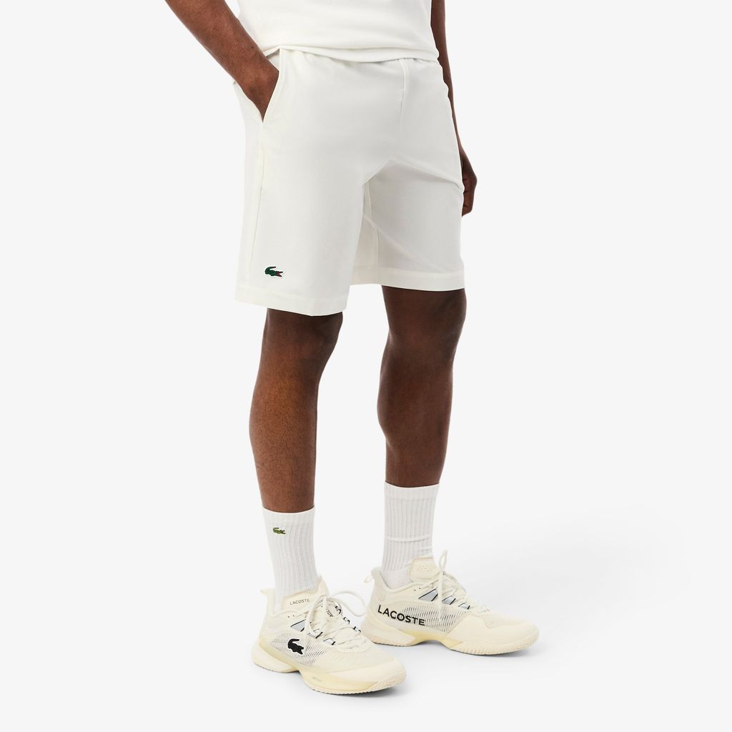 Quần Ngắn Tennis Lacoste Nam Dáng Suông Công Nghệ Ultra-Dry