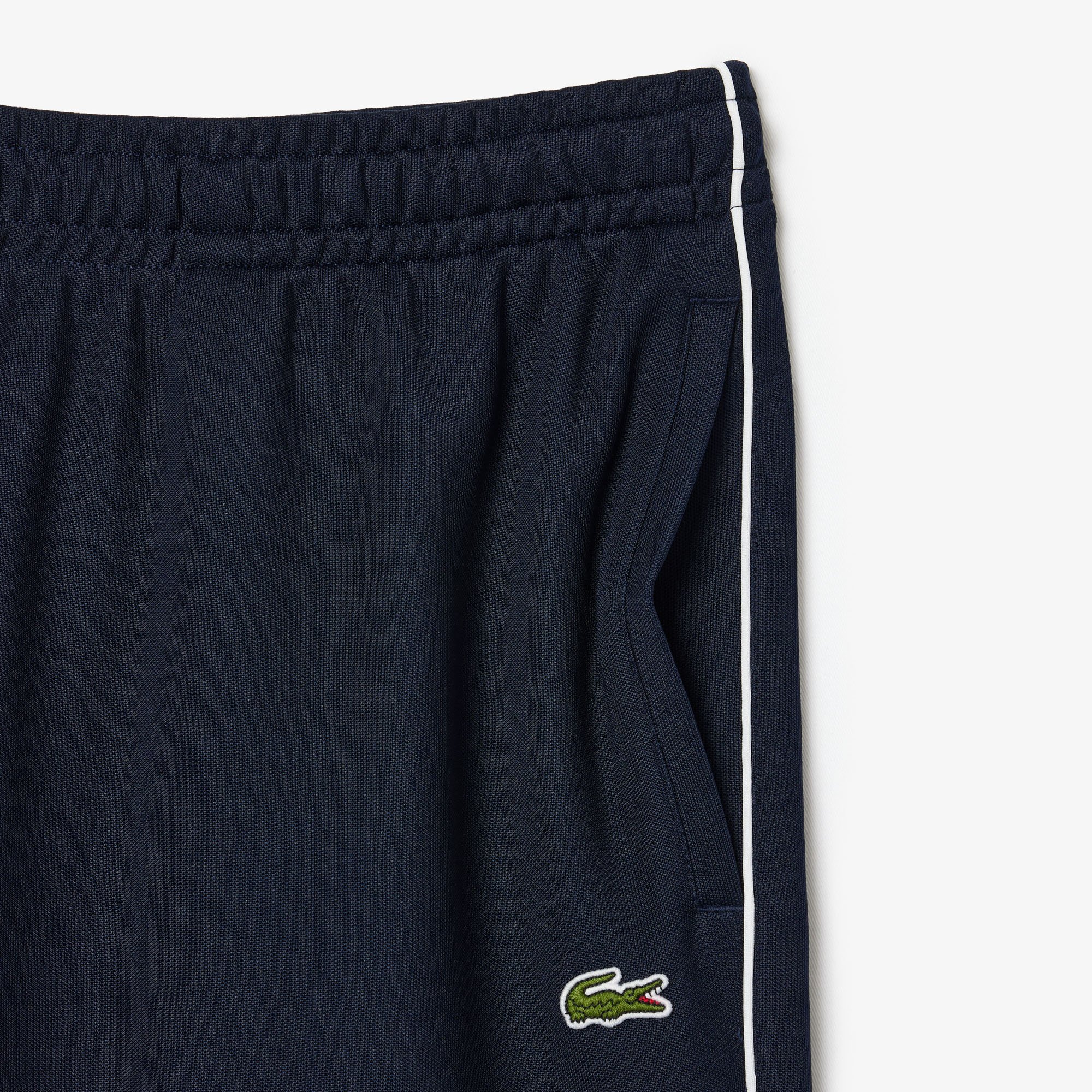 Quần Ngắn Tennis Lacoste Nam Paris Dáng Suông Chất Liệu Interlock Piqué