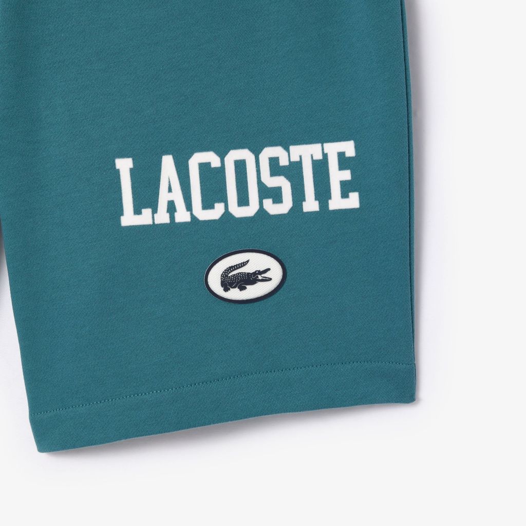 Quần Ngắn Lacoste Nam Dáng Suông Họa Tiết In