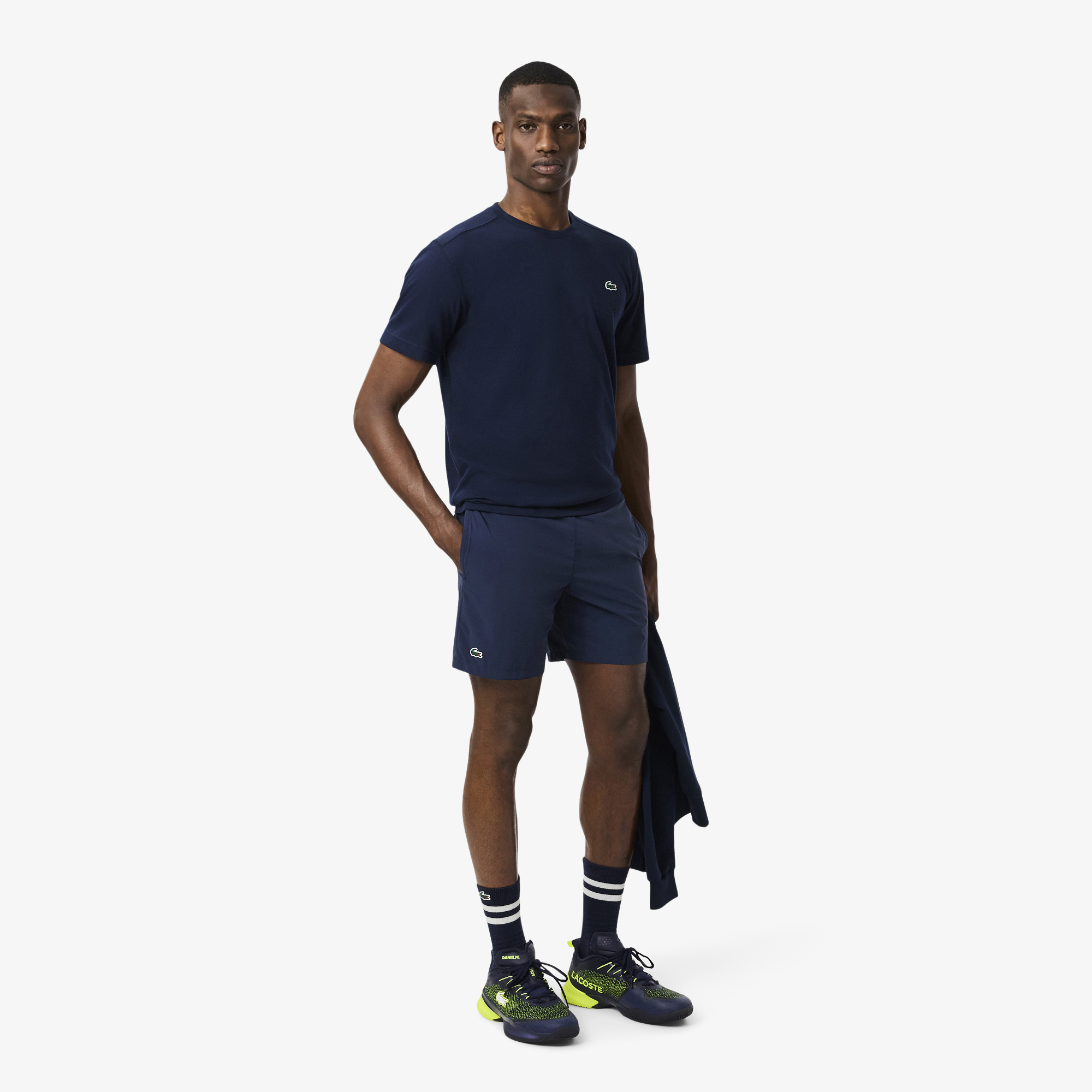 Quần Ngắn Thể Thao Lacoste Nam Co Giãn Nhẹ Thoáng Khí