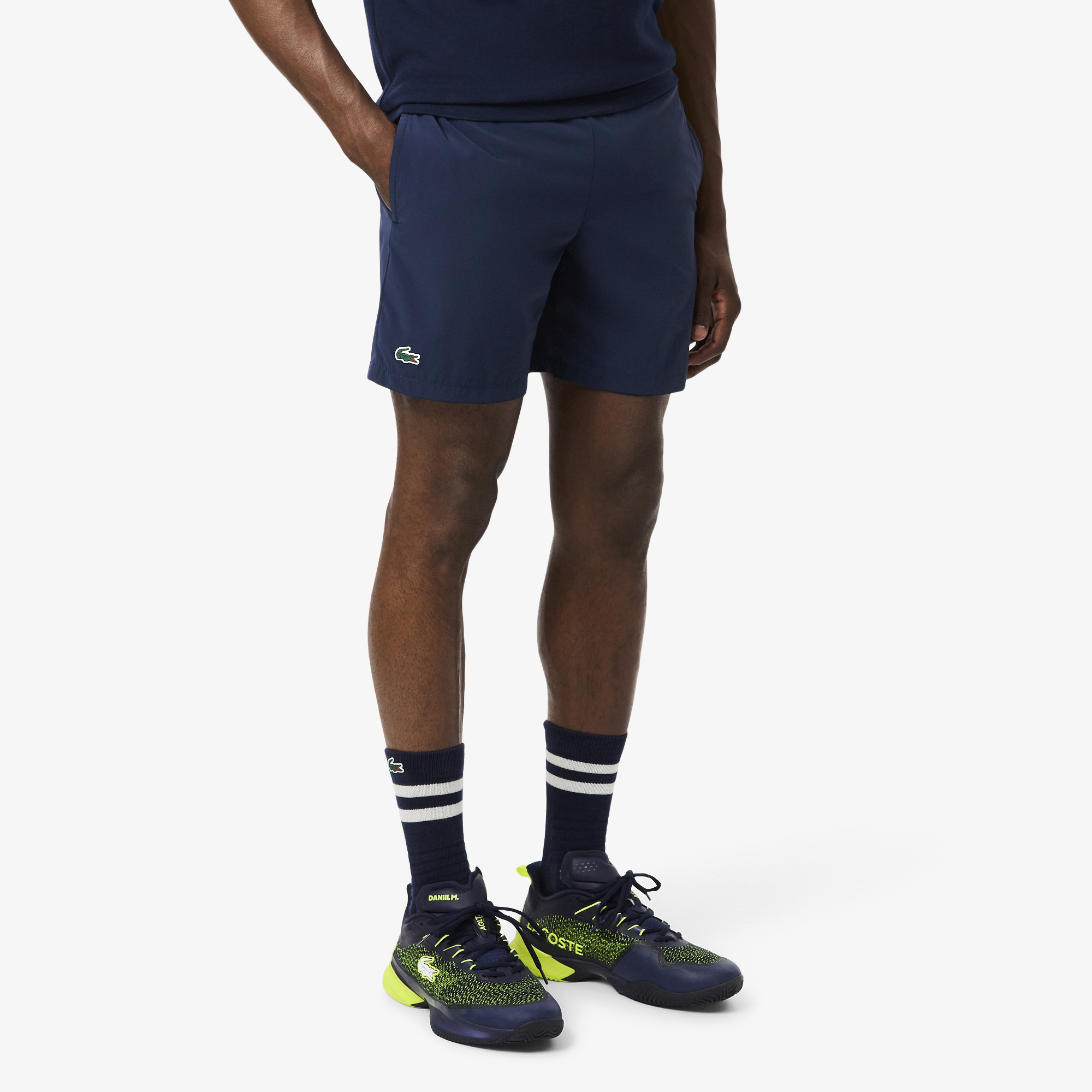 Quần Ngắn Thể Thao Lacoste Nam Co Giãn Nhẹ Thoáng Khí