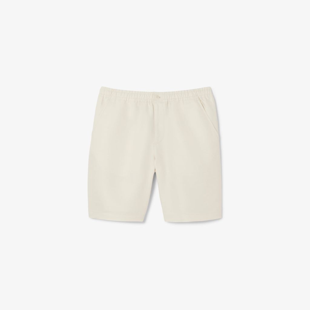 Quần Ngắn Lacoste Nam Ống Suông Chất Liệu Lanh