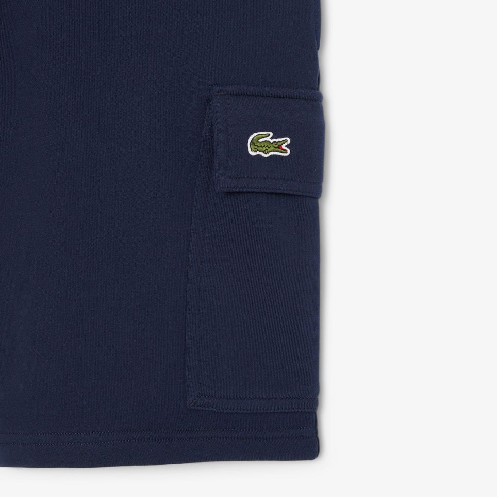 Quần Ngắn Túi Hộp Lacoste Nam Chất Liệu Cotton Fleece
