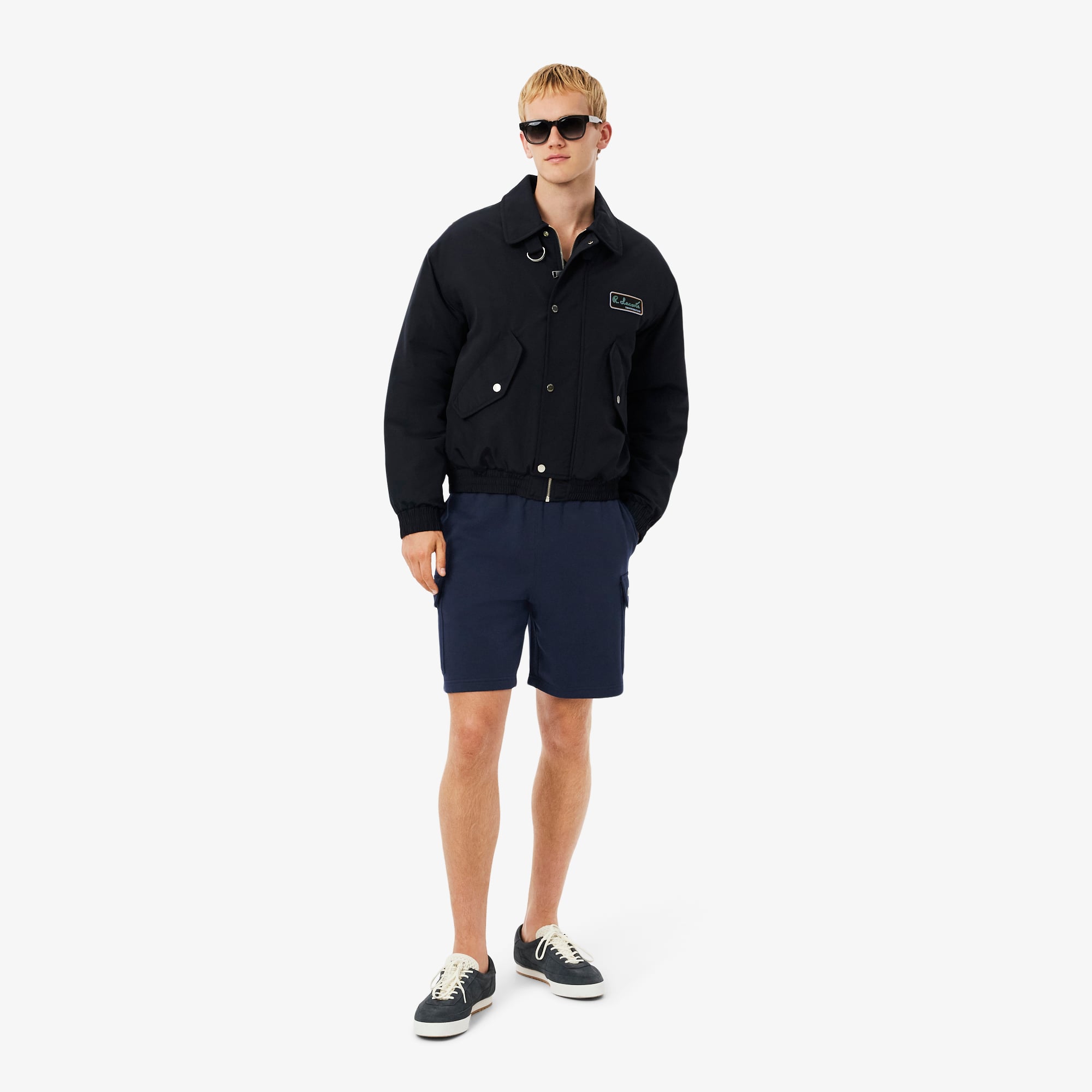 Quần Ngắn Túi Hộp Lacoste Nam Chất Liệu Cotton Fleece