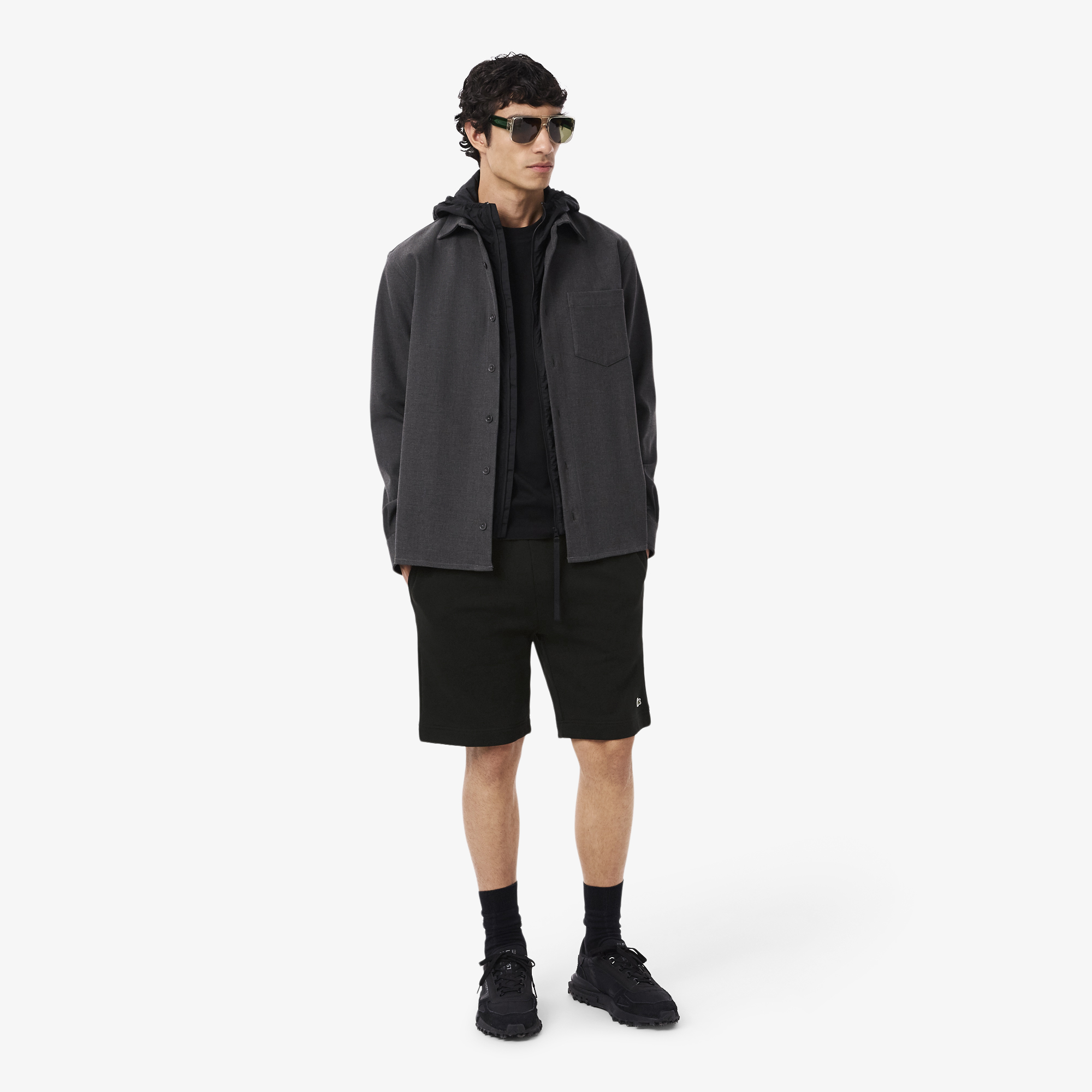 Quần Ngắn Nỉ Lacoste Nam Dáng Suông