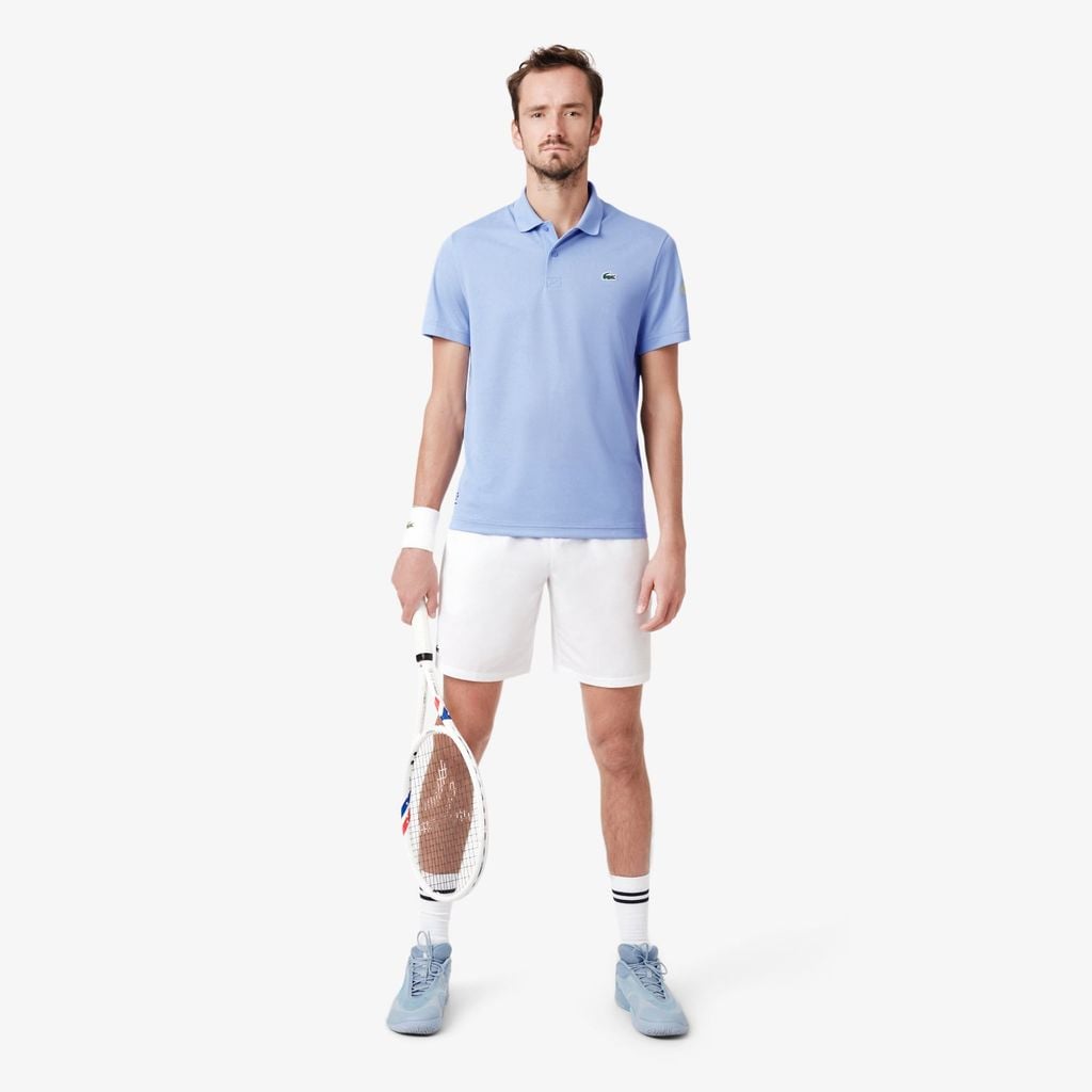 Quần Ngắn Tennis Lacoste Nam Ống Suông Co Giãn Công Nghệ Thoáng Khí