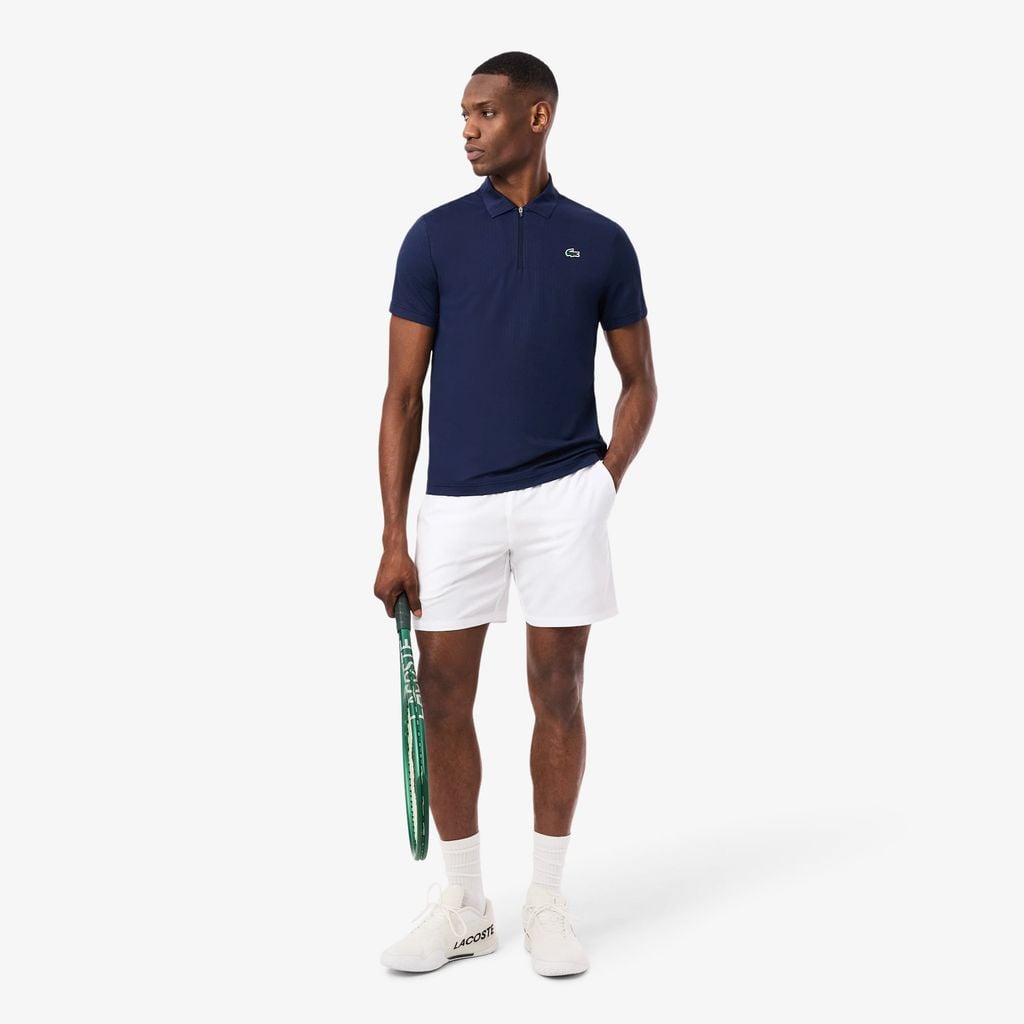 Quần Ngắn Tennis Lacoste Nam Ống Suông Co Giãn Công Nghệ Thoáng Khí