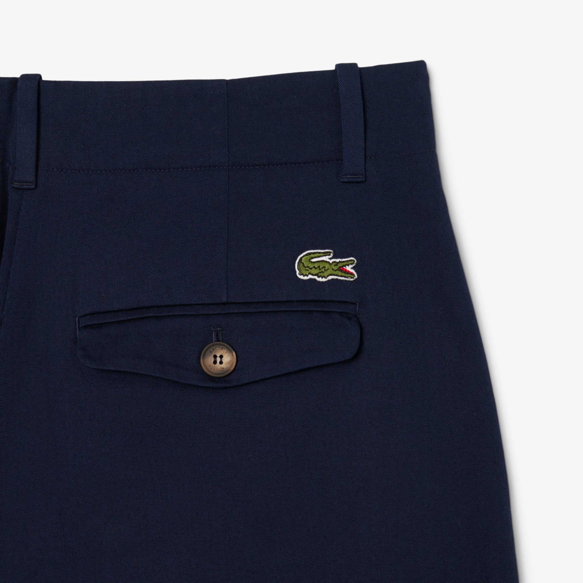 Quần Dài Lacoste Nữ Ống Loe Chất Liệu Gabardine Co Giãn