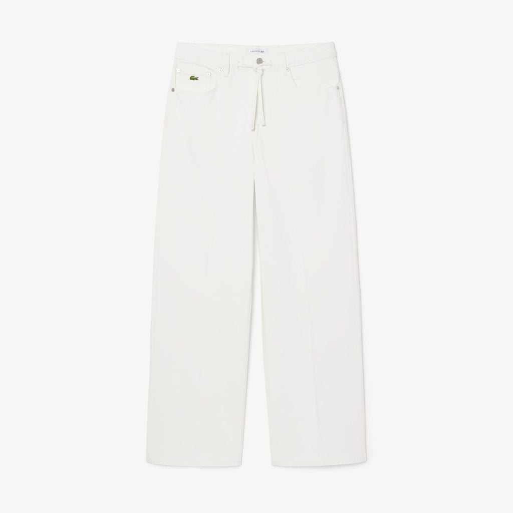 Quần Jeans Dài Lacoste Nữ Ống Rộng