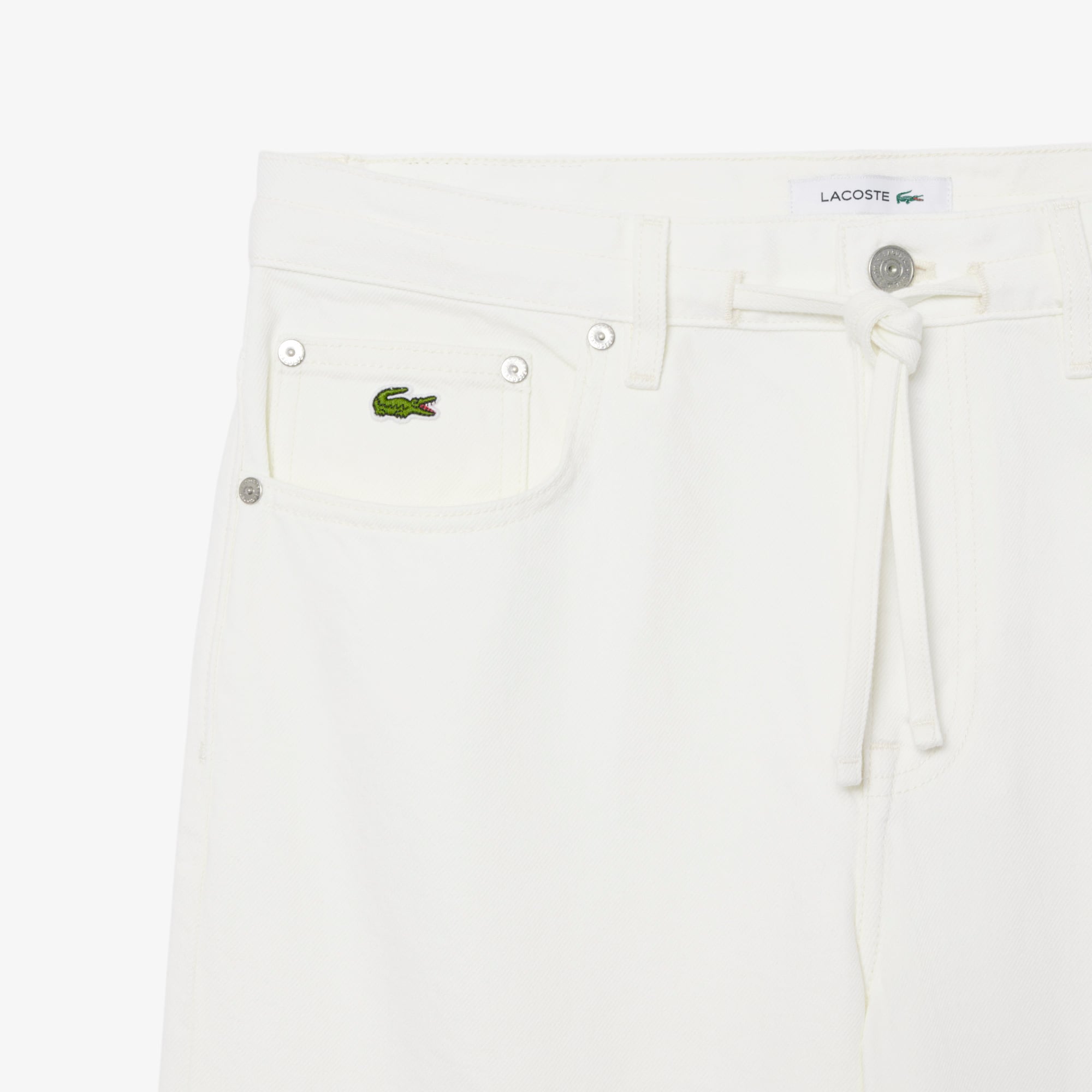Quần Jeans Dài Lacoste Nữ Ống Rộng