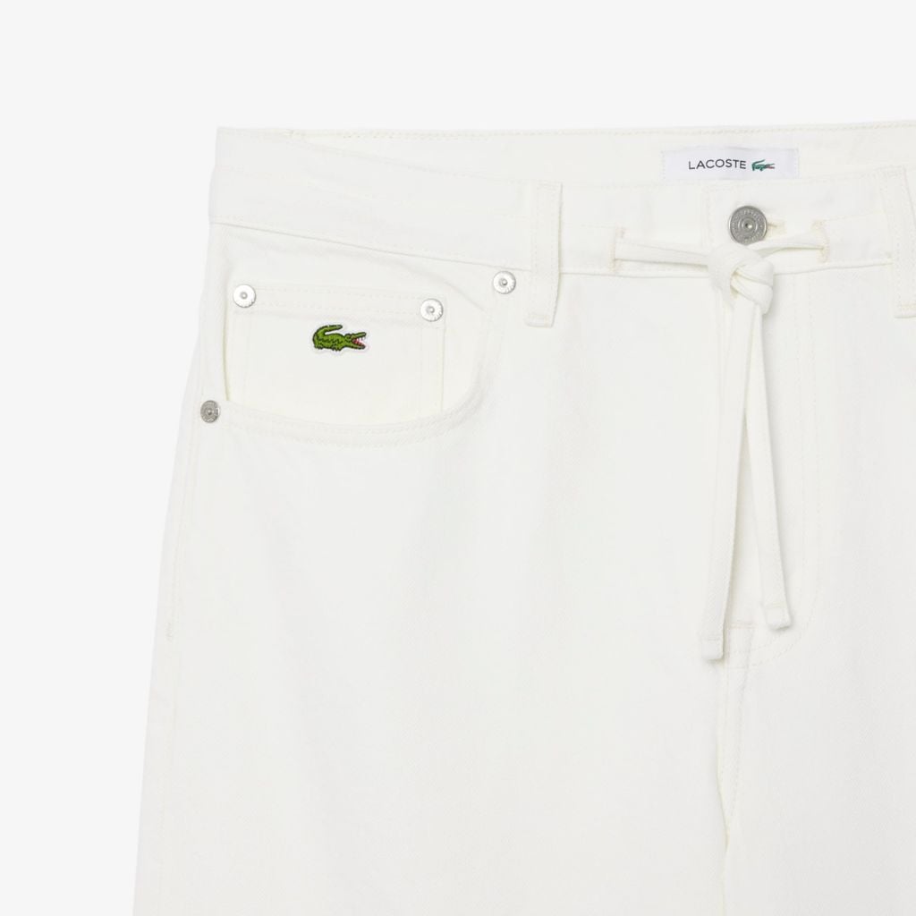 Quần Jeans Dài Lacoste Nữ Ống Rộng