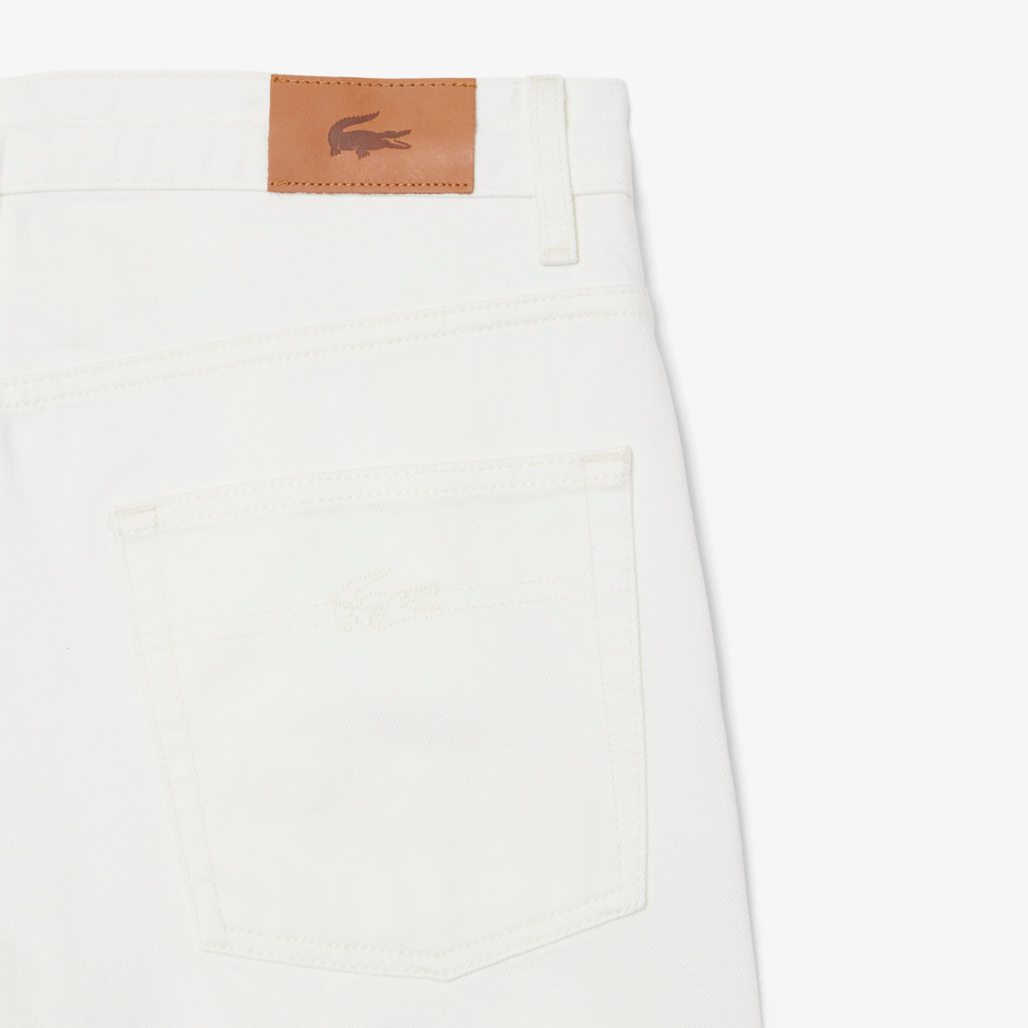 Quần Jeans Dài Lacoste Nữ Ống Rộng