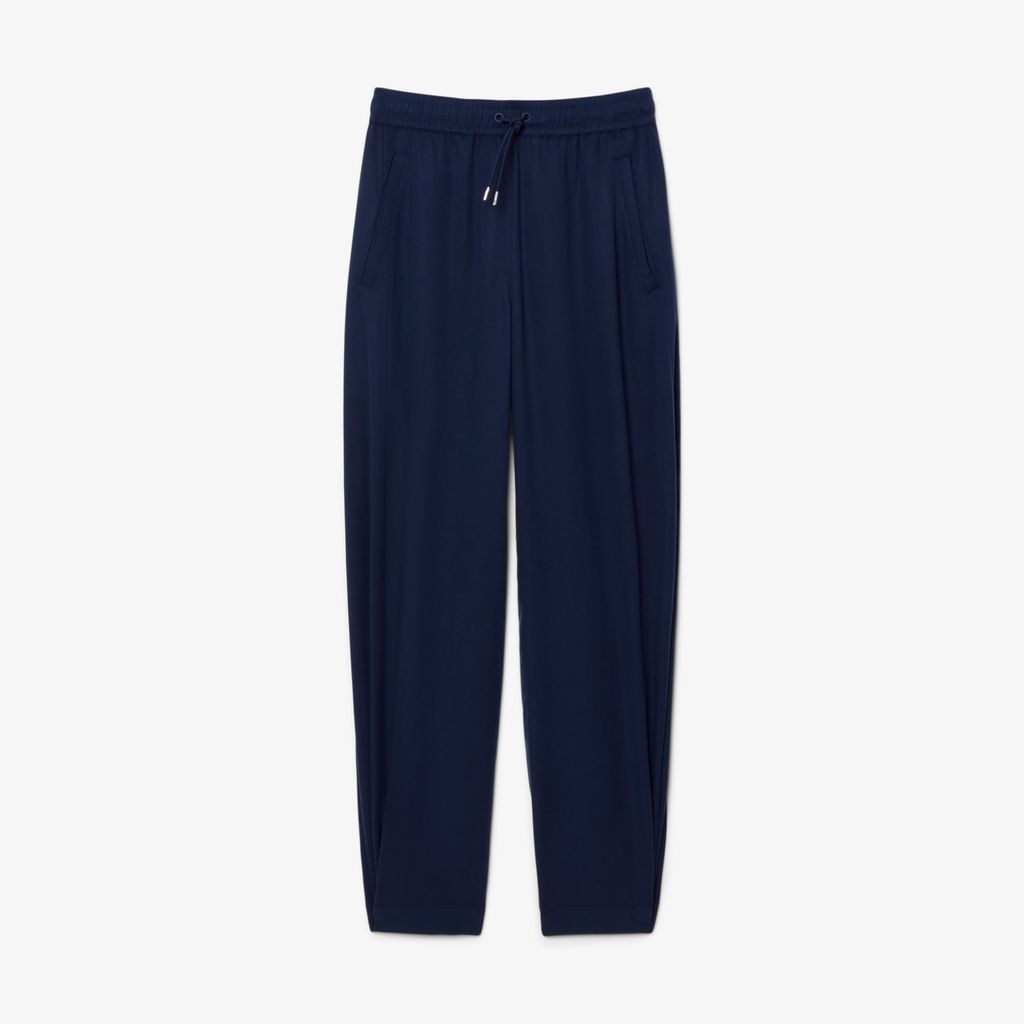 Quần Nỉ Dài Lacoste Nữ Ống Rộng Mềm Mại