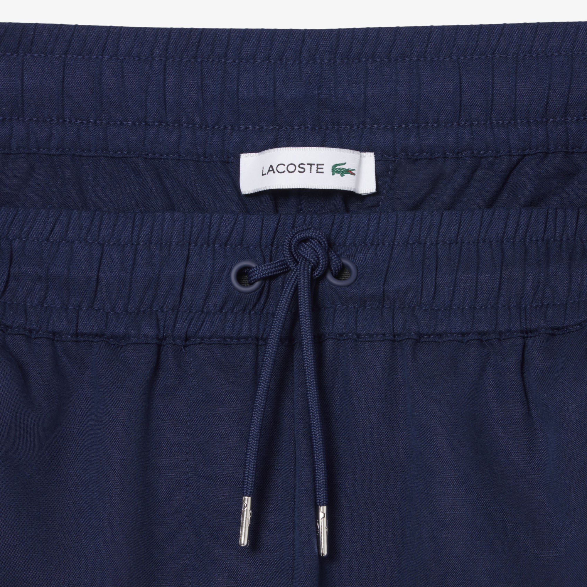 Quần Nỉ Dài Lacoste Nữ Ống Rộng Mềm Mại