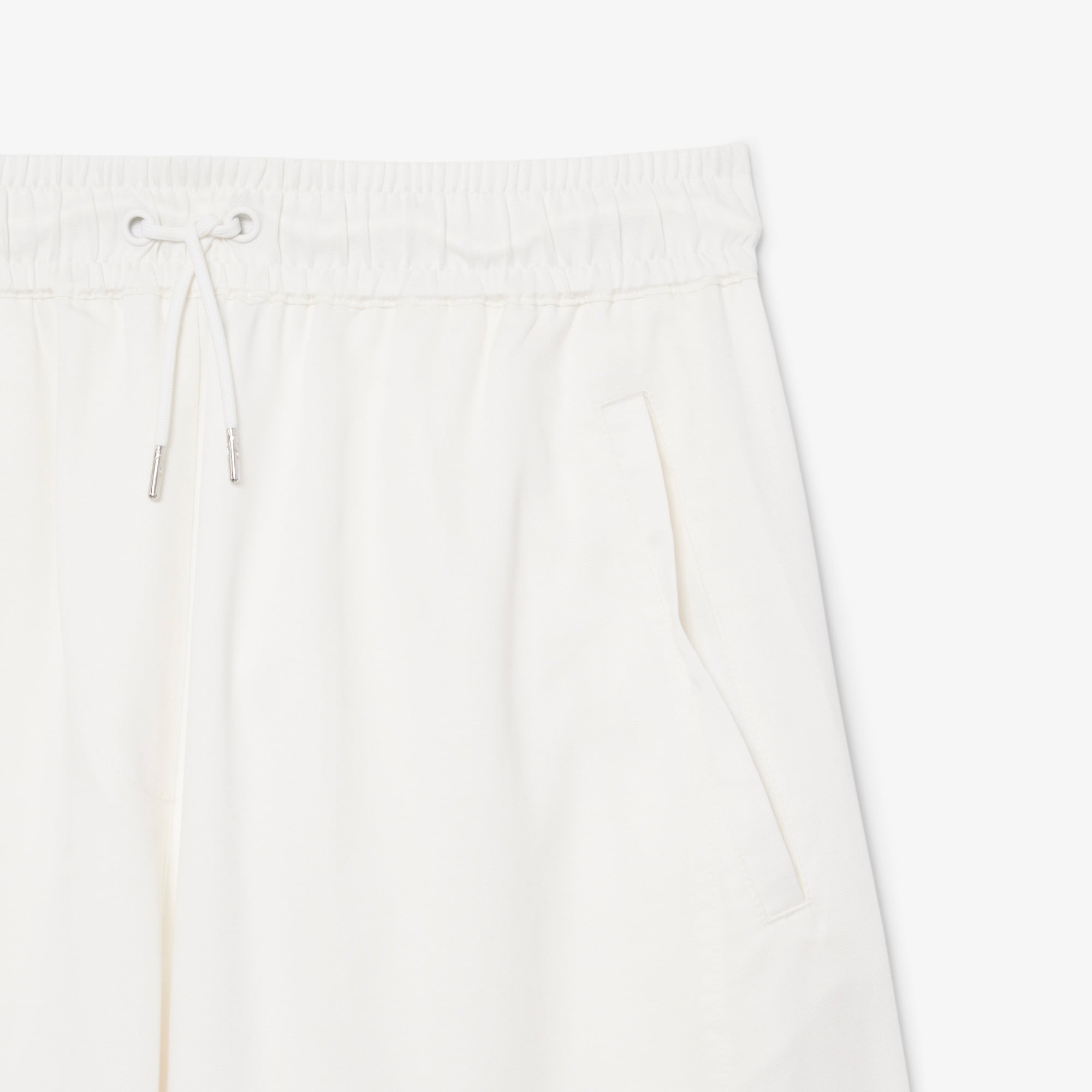 Quần Nỉ Dài Lacoste Nữ Ống Rộng Mềm Mại