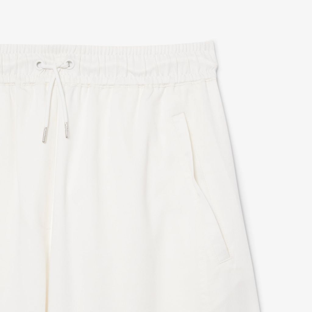 Quần Nỉ Dài Lacoste Nữ Ống Rộng Mềm Mại
