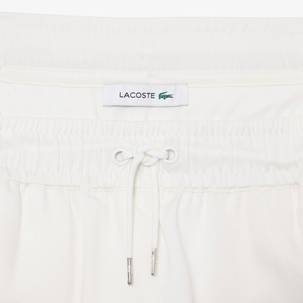 Quần Nỉ Dài Lacoste Nữ Ống Rộng Mềm Mại